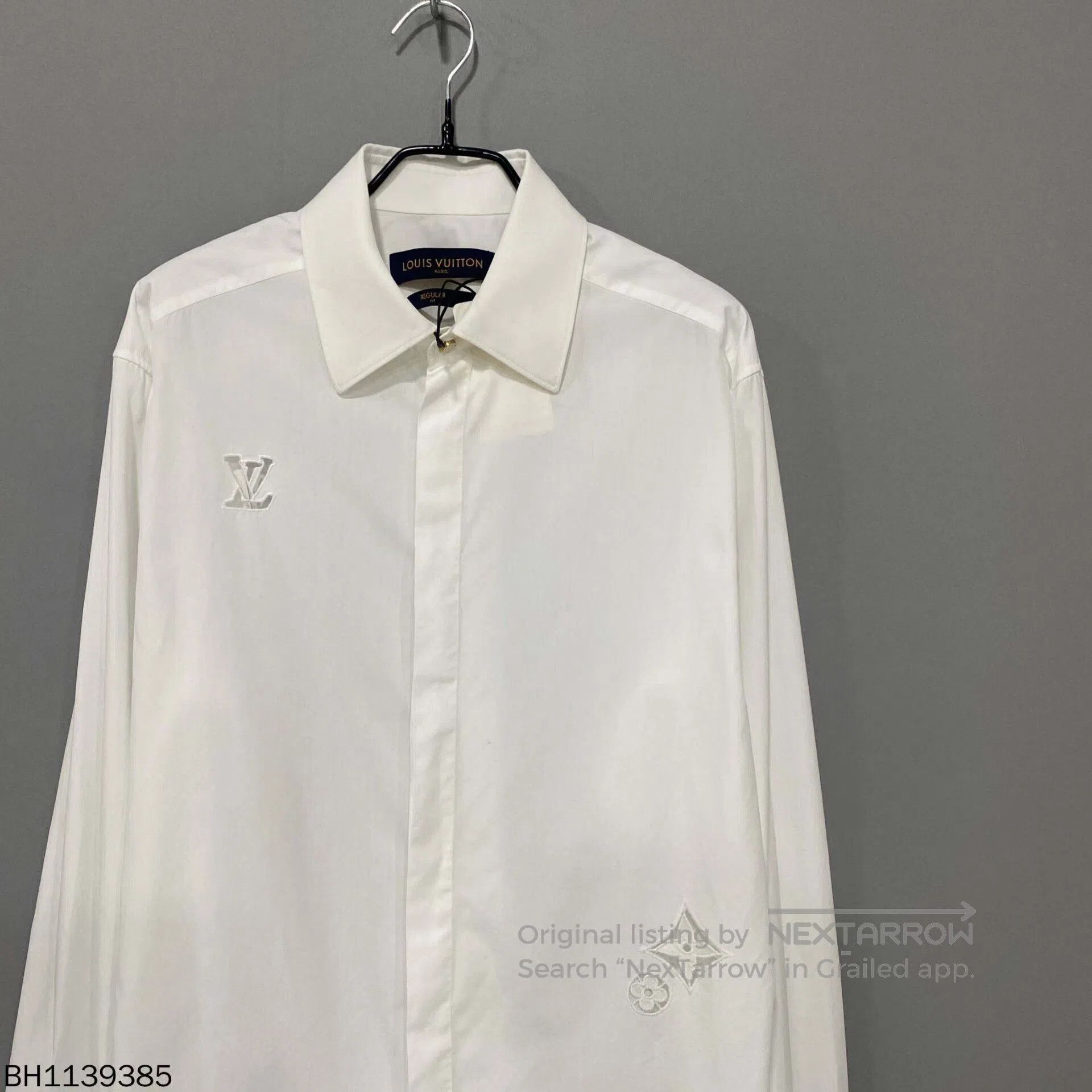 Louis Vuitton Louis Vuitton Hollow Logo Long Sleeve Shirt. Size US L / EU 52-54 / 3 - 3 Thumbnail