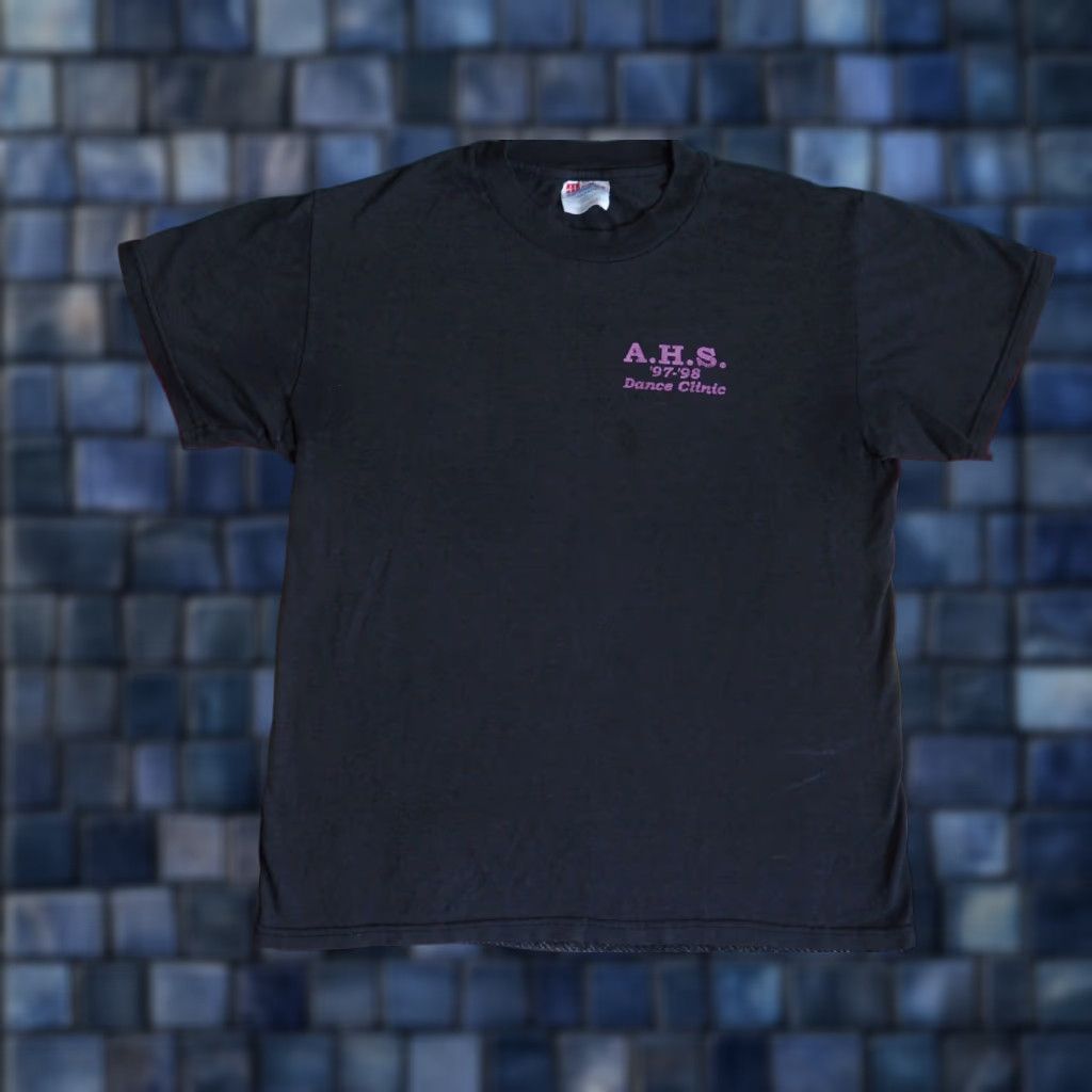 Hanes VTG 90s Hanes Dance Ballet Faded Black Purple Tee T-Shirt Unisex S Size US S / EU 44-46 / 1 - 1 Thumbnail