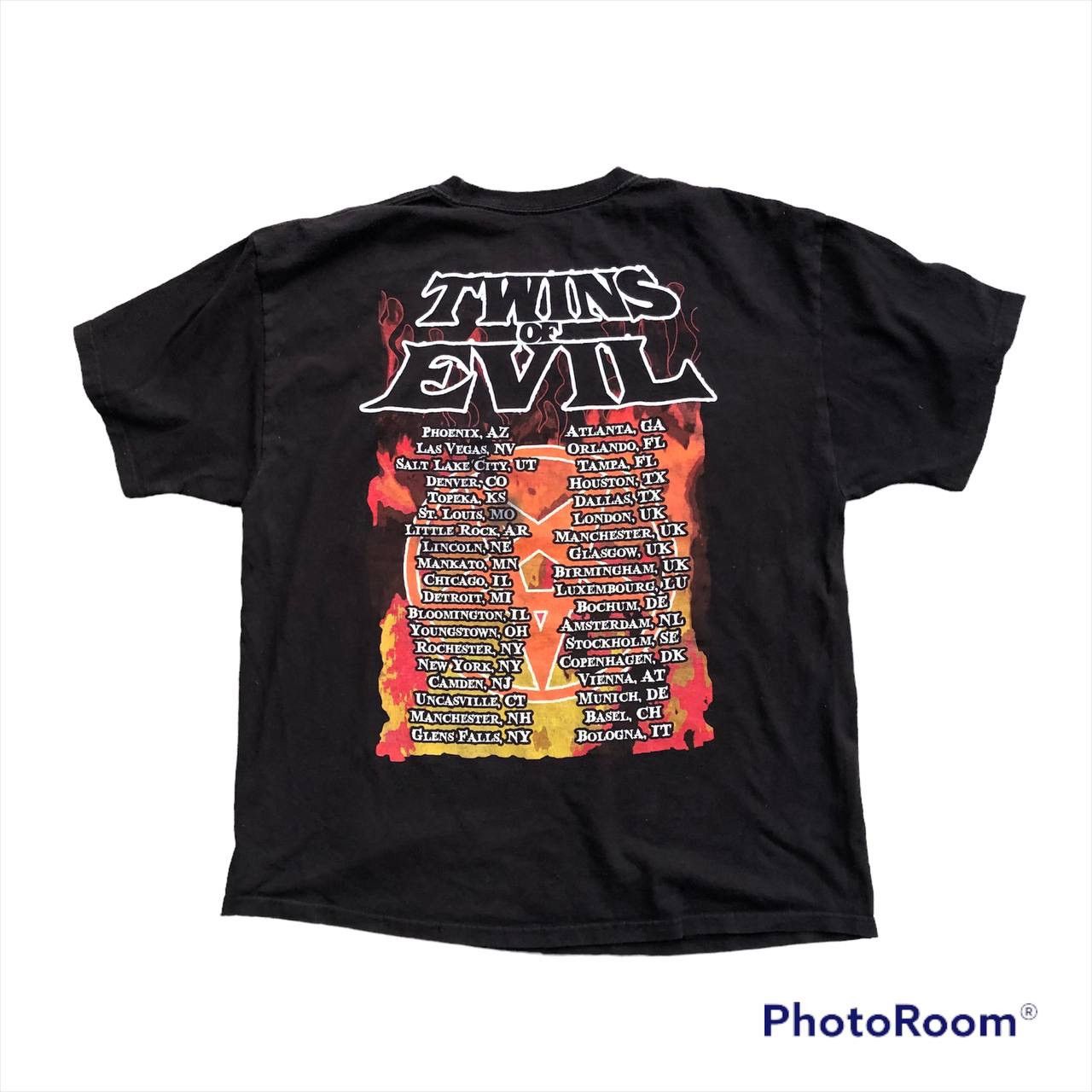 Band Tees × Marilyn Manson TWINS EVIL MARILYN MANSON X ROB ZOMBIE 2012 TOUR Size US XL / EU 56 / 4 - 2 Thumbnail