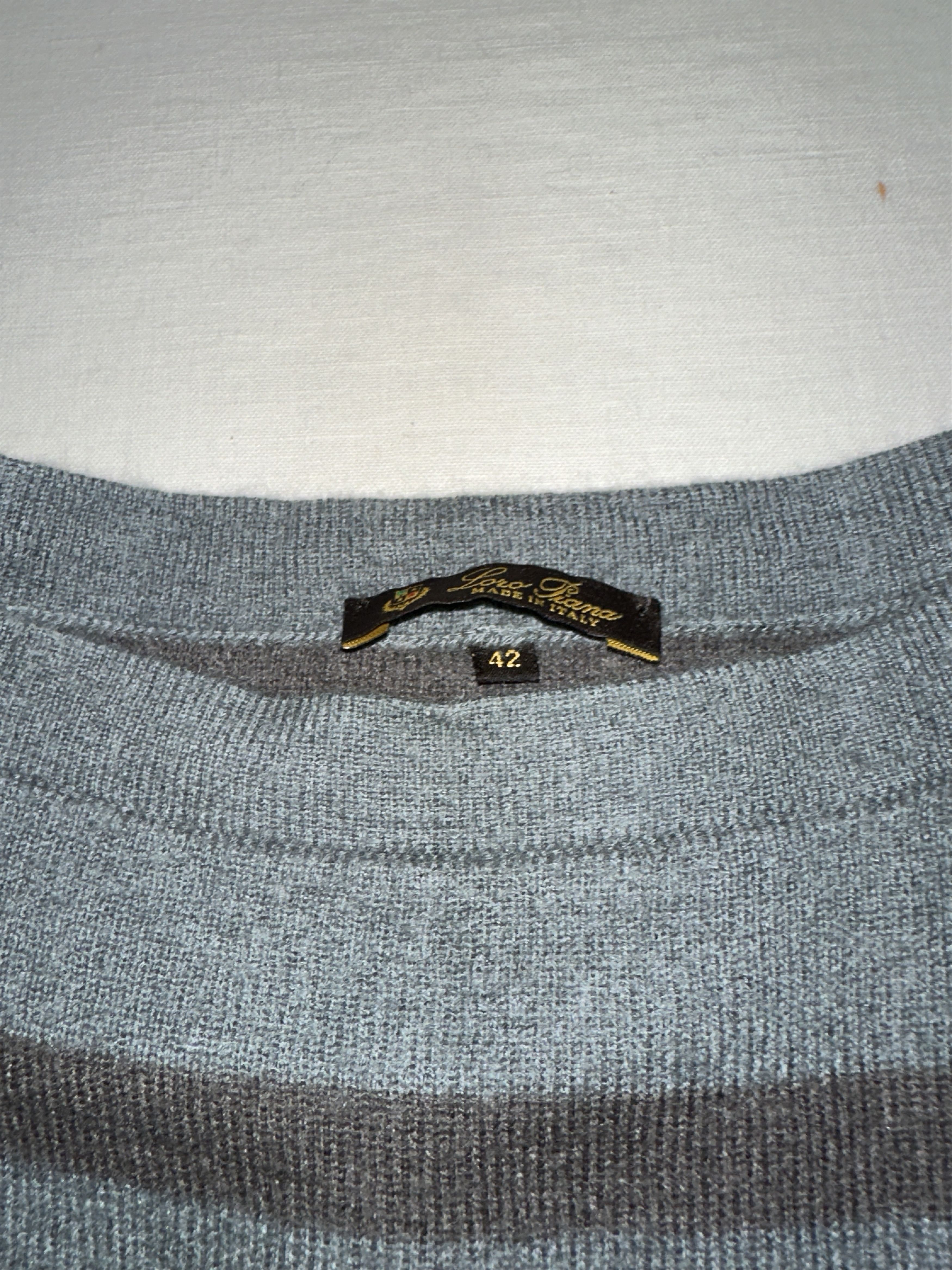 Loro Piana Boat Neck Hand Knit Loro Piana Cashmere Pullover Size 42 S M Size M / US 6-8 / IT 42-44 - 13 Thumbnail
