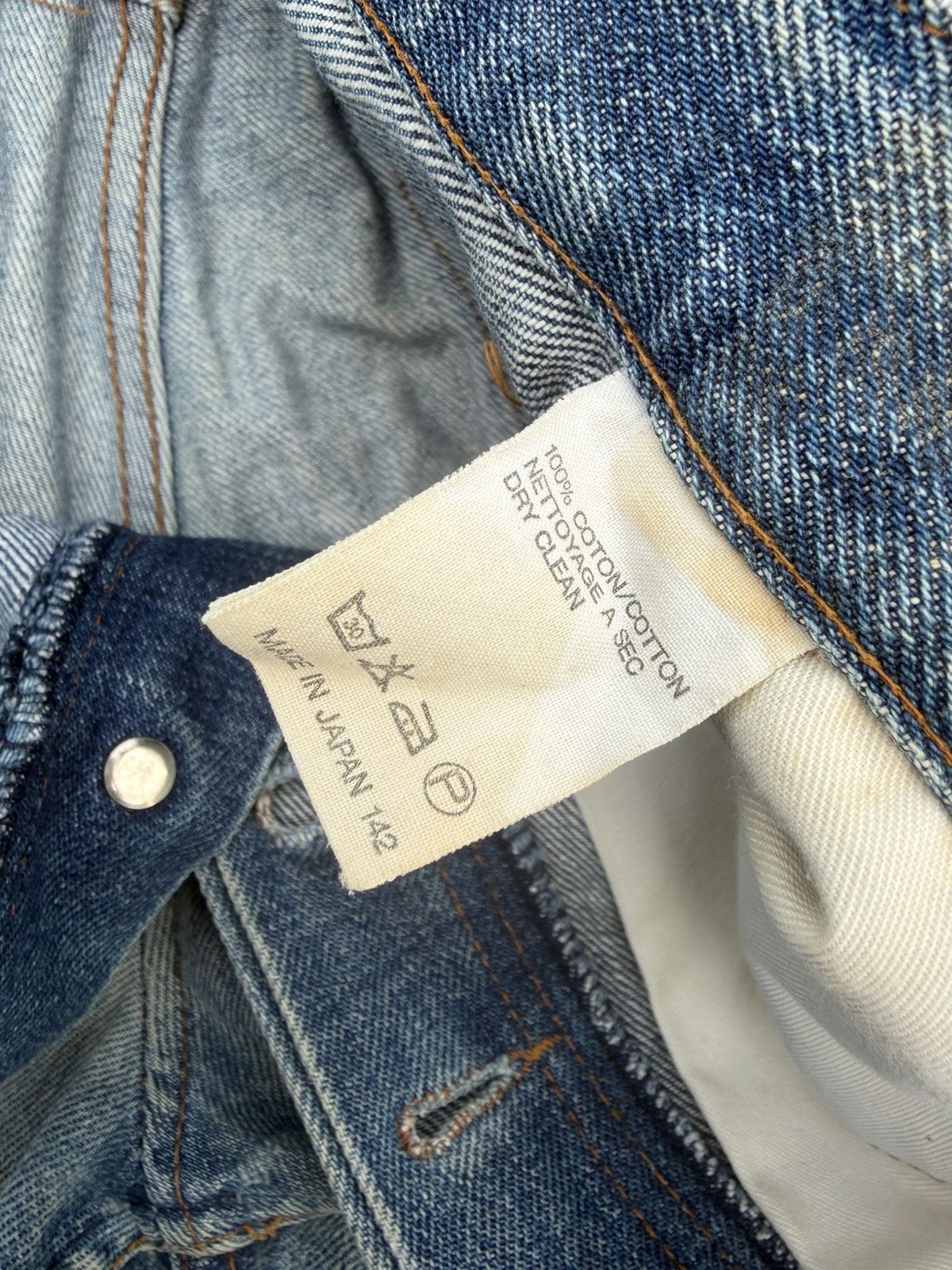 A.P.C. VINTAGE APC SELVEDGE SHORT SUNFADED RUSTY DISTRESSED DENIM Size US 29 - 12 Thumbnail