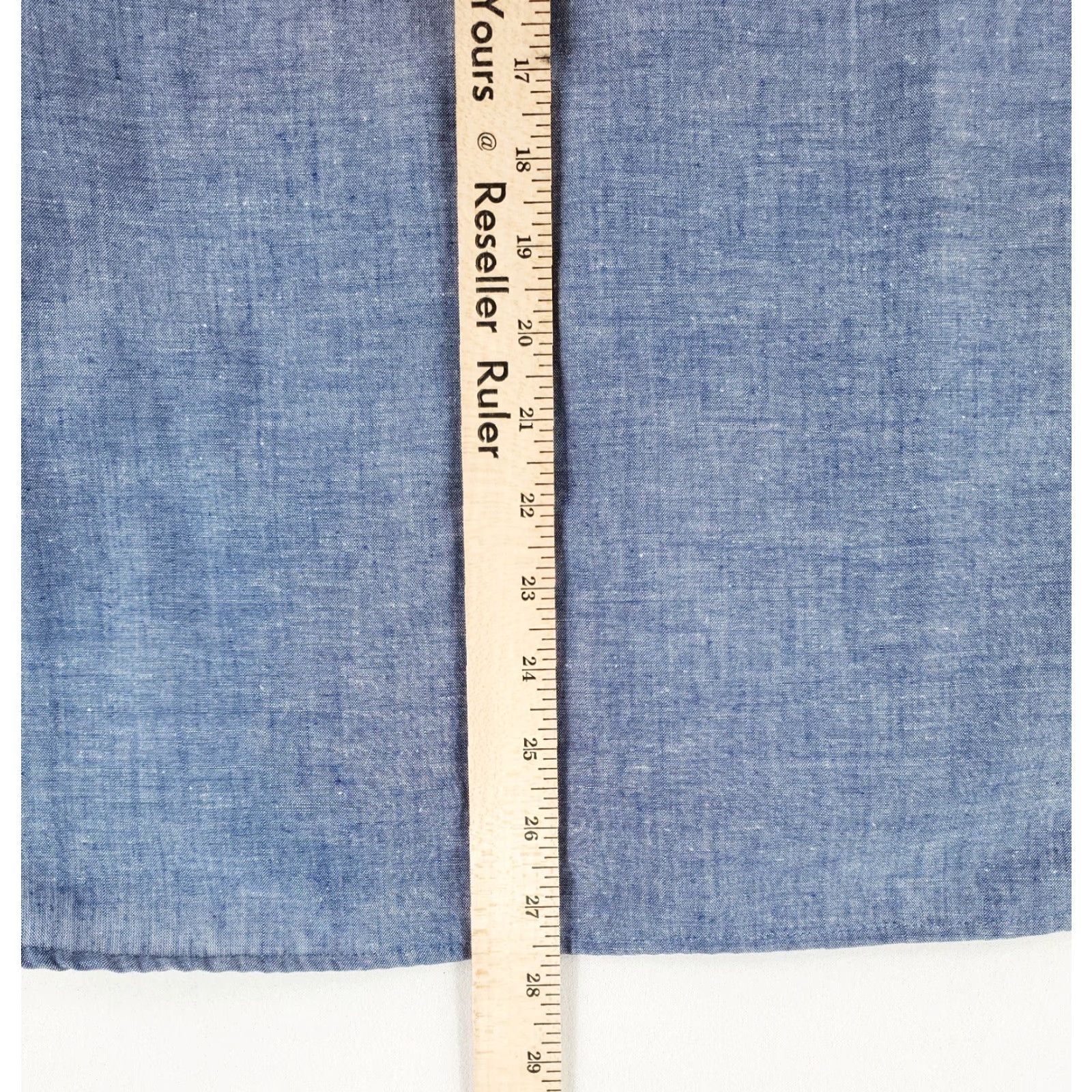 Levi's Levi's Chambray Shirt Blue Mens L Button Blend Poly Cotton Long Sleeve 40 Size US L / EU 52-54 / 3 - 7 Thumbnail