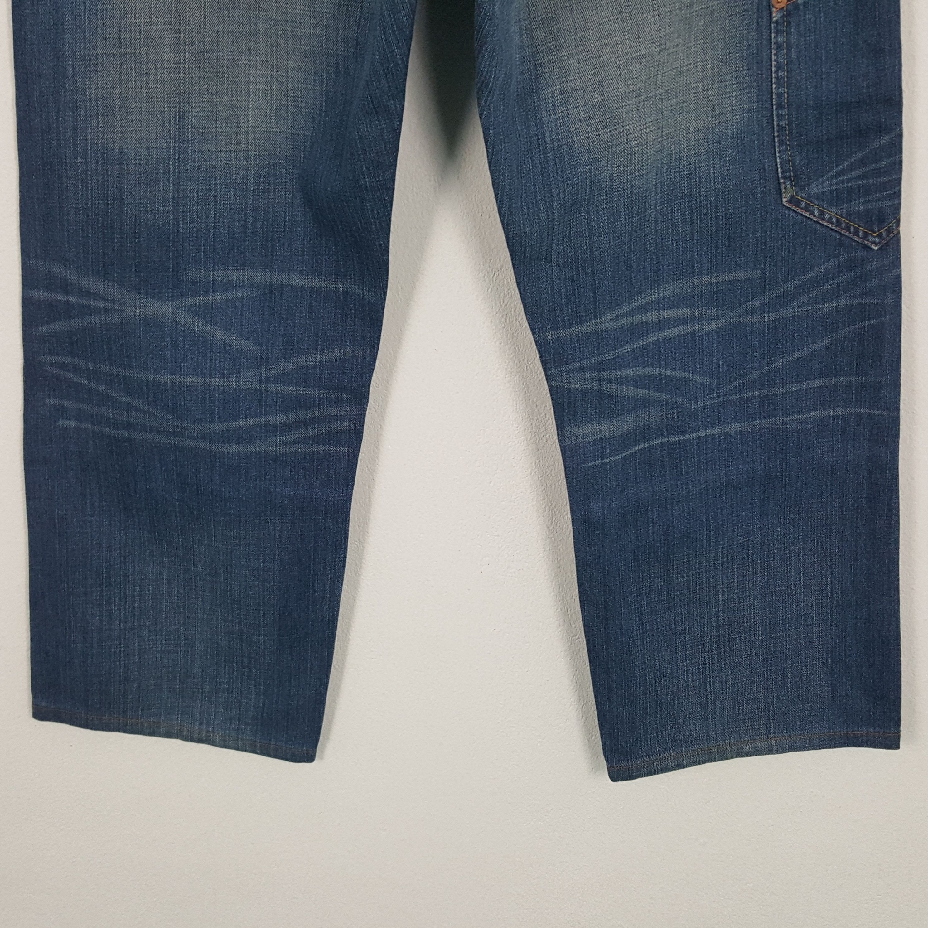 Evisu × Vintage Vintage Evisu Japan Custom Art Daicock Denim Jeans Size US 31 - 6 Thumbnail