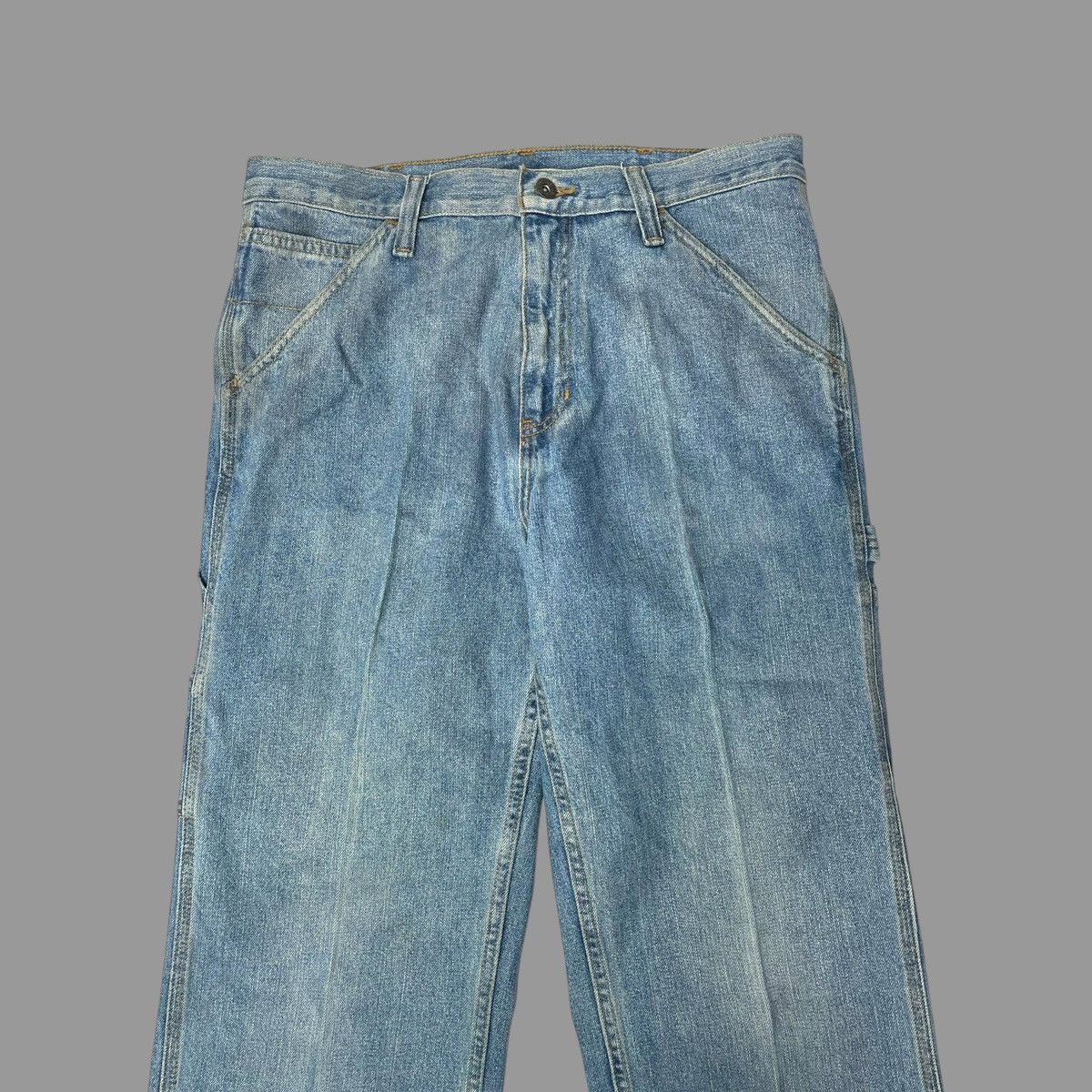 Vintage Vintage 90s baggy carpenter denim jeans Size US 34 / EU 50 - 3 Thumbnail