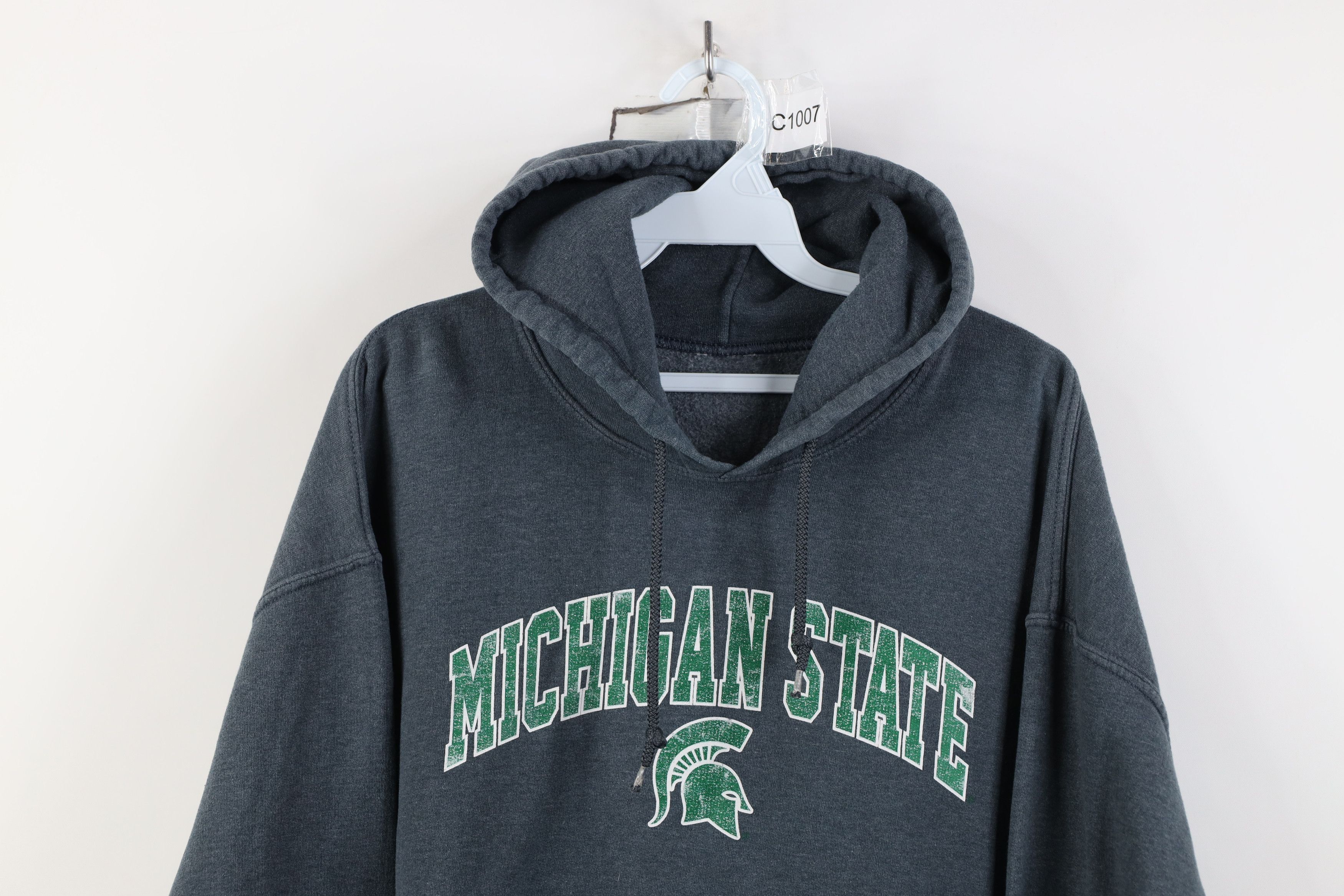 Vintage Vintage Spell Michigan State University Hoodie Sweatshirt Size US L / EU 52-54 / 3 - 2 Thumbnail