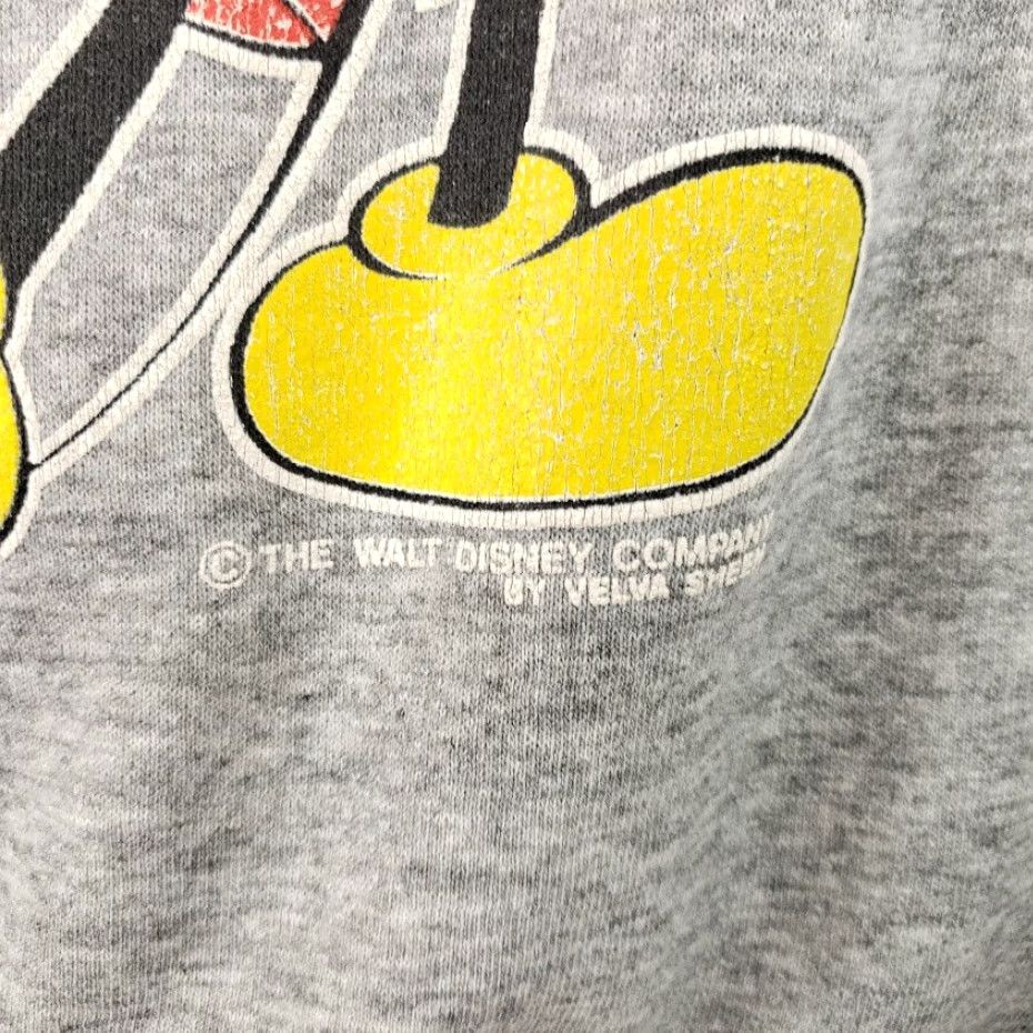 Velva Sheen VINTAGE Velva Sheen Mickey Mouse Sweatshirt Mens Small Size 80s Disney Chicago Made In USA Sweatshirt Crew Neck Gray Cotton Blend Long Sleeve Size US S / EU 44-46 / 1 - 4 Thumbnail