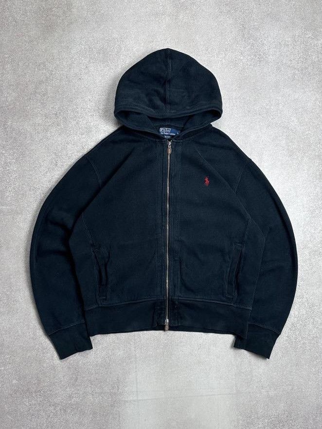 Vintage Polo Ralph Lauren Y2K Zip Hoodie Chief Keef L