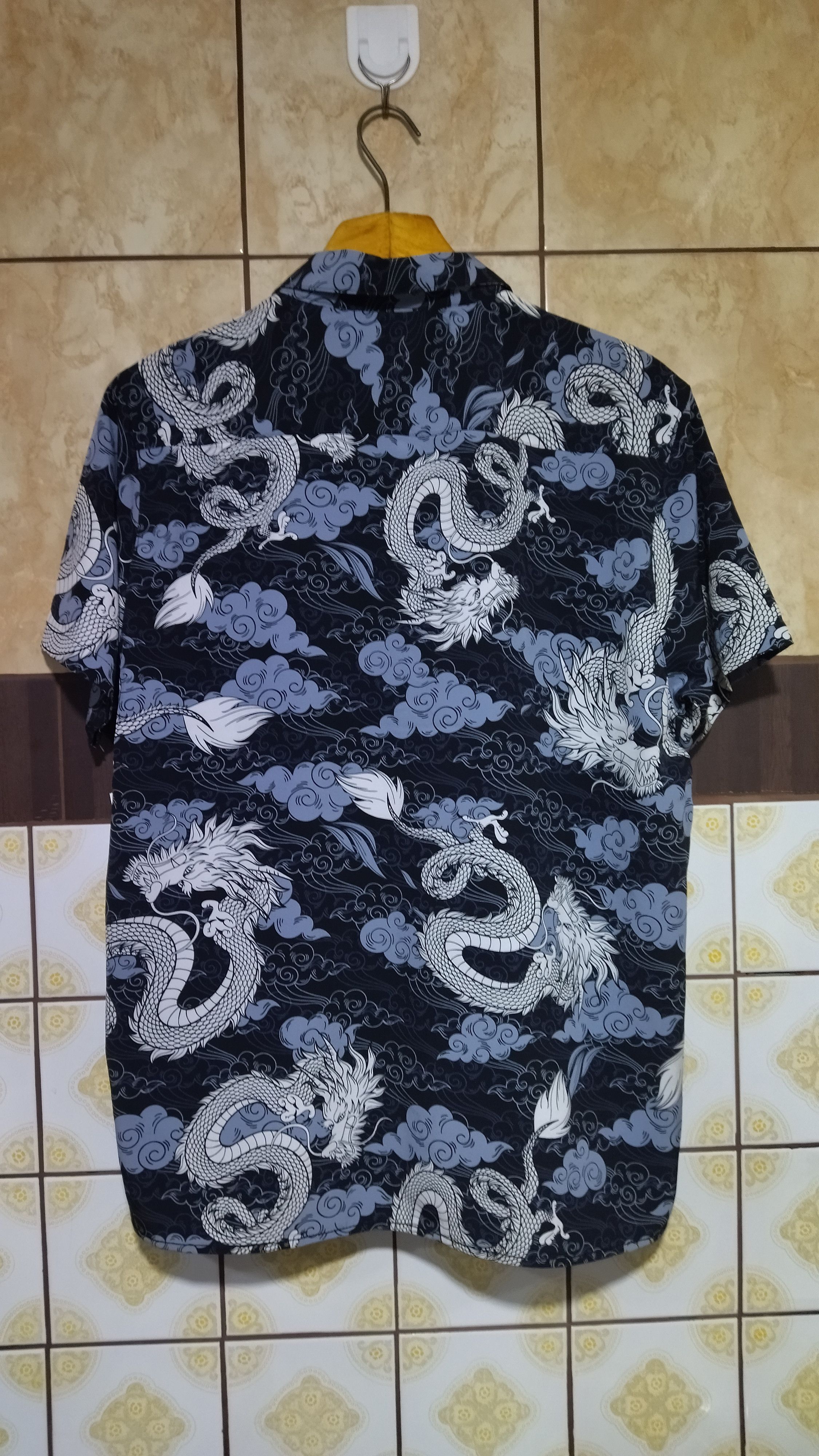 Japanese Brand Vintage Japanese style up button dragon shirt Size US XL / EU 56 / 4 - 3 Thumbnail