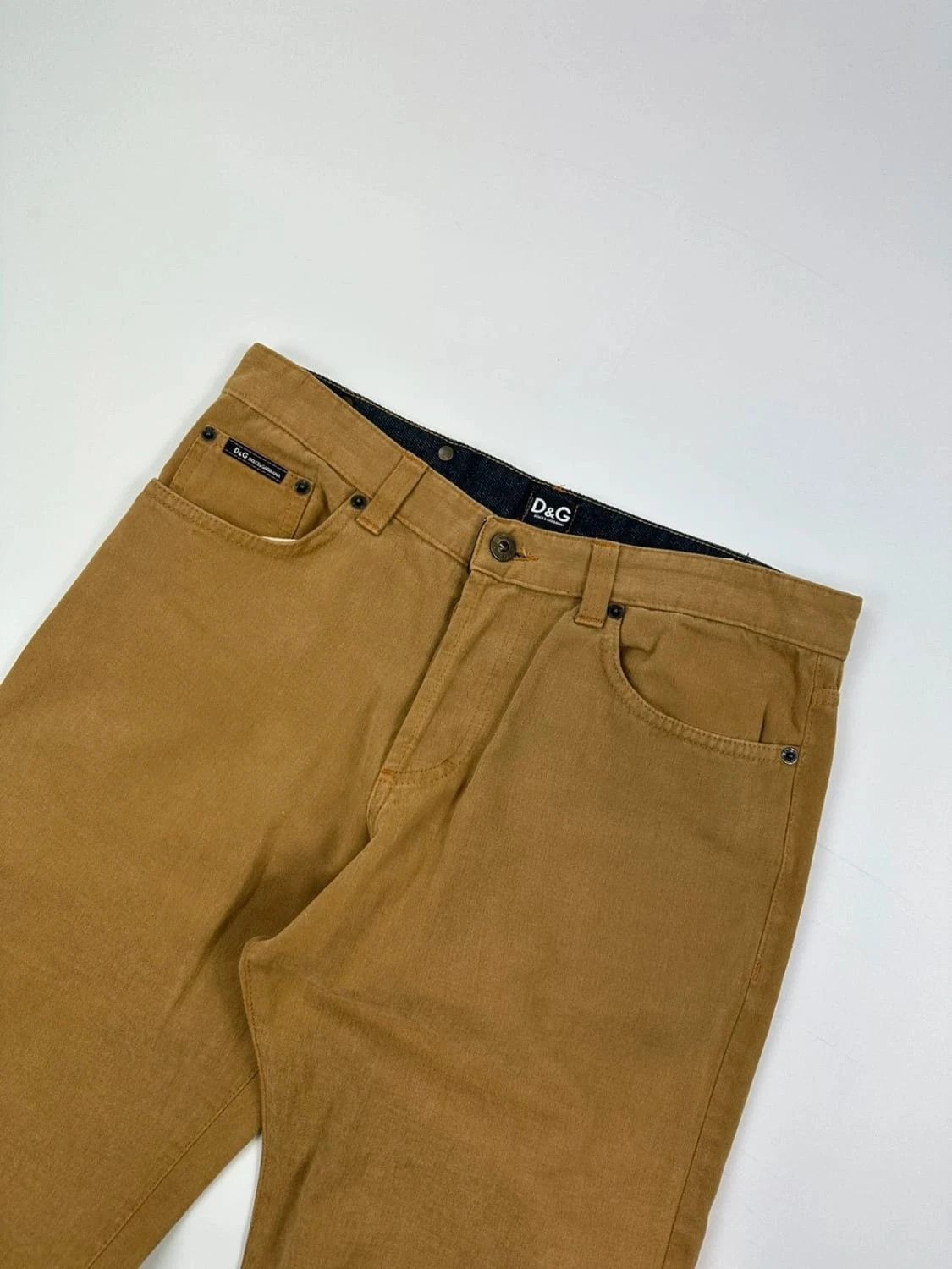 Dolce & Gabbana Dolce Gabbana 00’s Plaque Beige Brown Pants Size US 38 / EU 54 - 2 Thumbnail