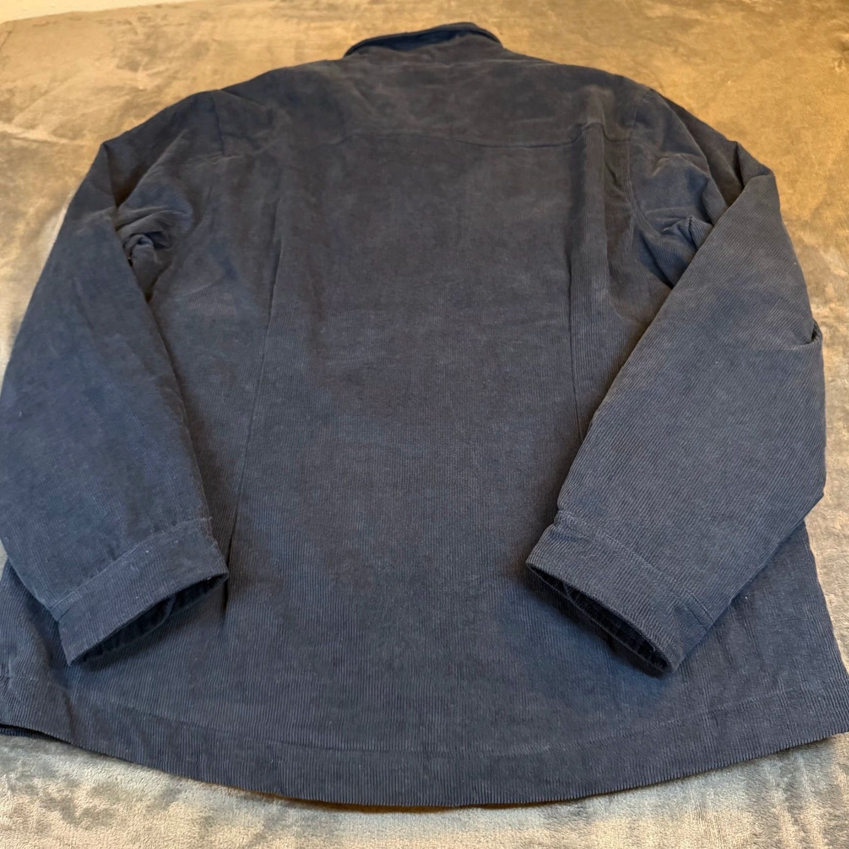 Robert Graham VINTAGE Robert Graham Navy Blue Corduroy Quilted Lined Shirt Jacket Mens 2XL NWT Size US XXL / EU 58 / 5 - 6 Thumbnail
