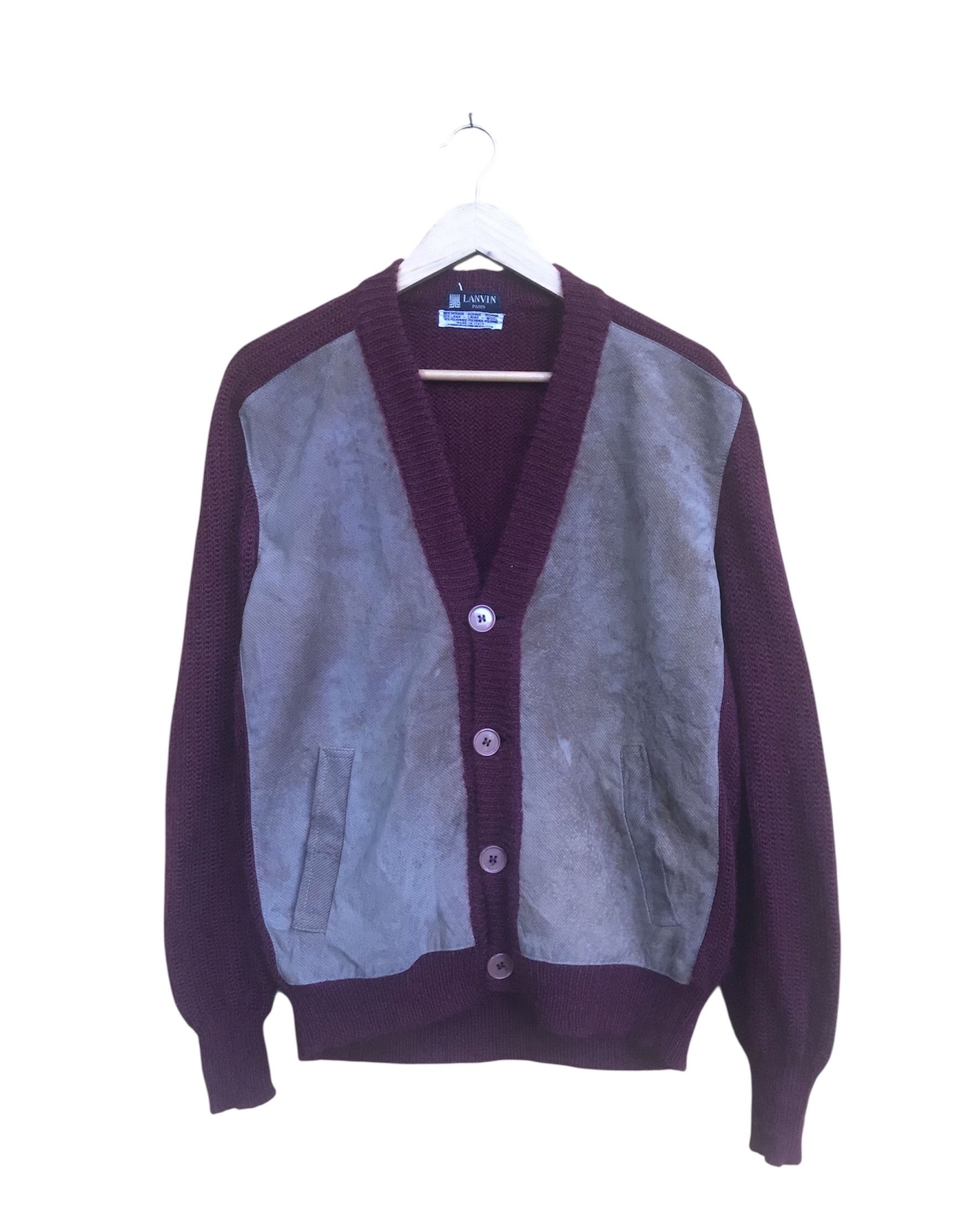 Lanvin Vintage Lanvin Wool Mohair Knit Cardigan Jacket Size US S / EU 44-46 / 1 - 1 Thumbnail