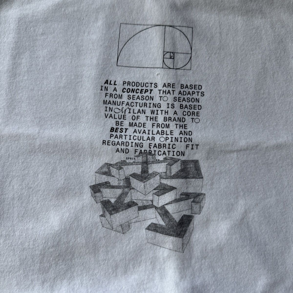 Off-White Off-White the golden ratio arrow tee baggy fit Size US XL / EU 56 / 4 - 4 Thumbnail