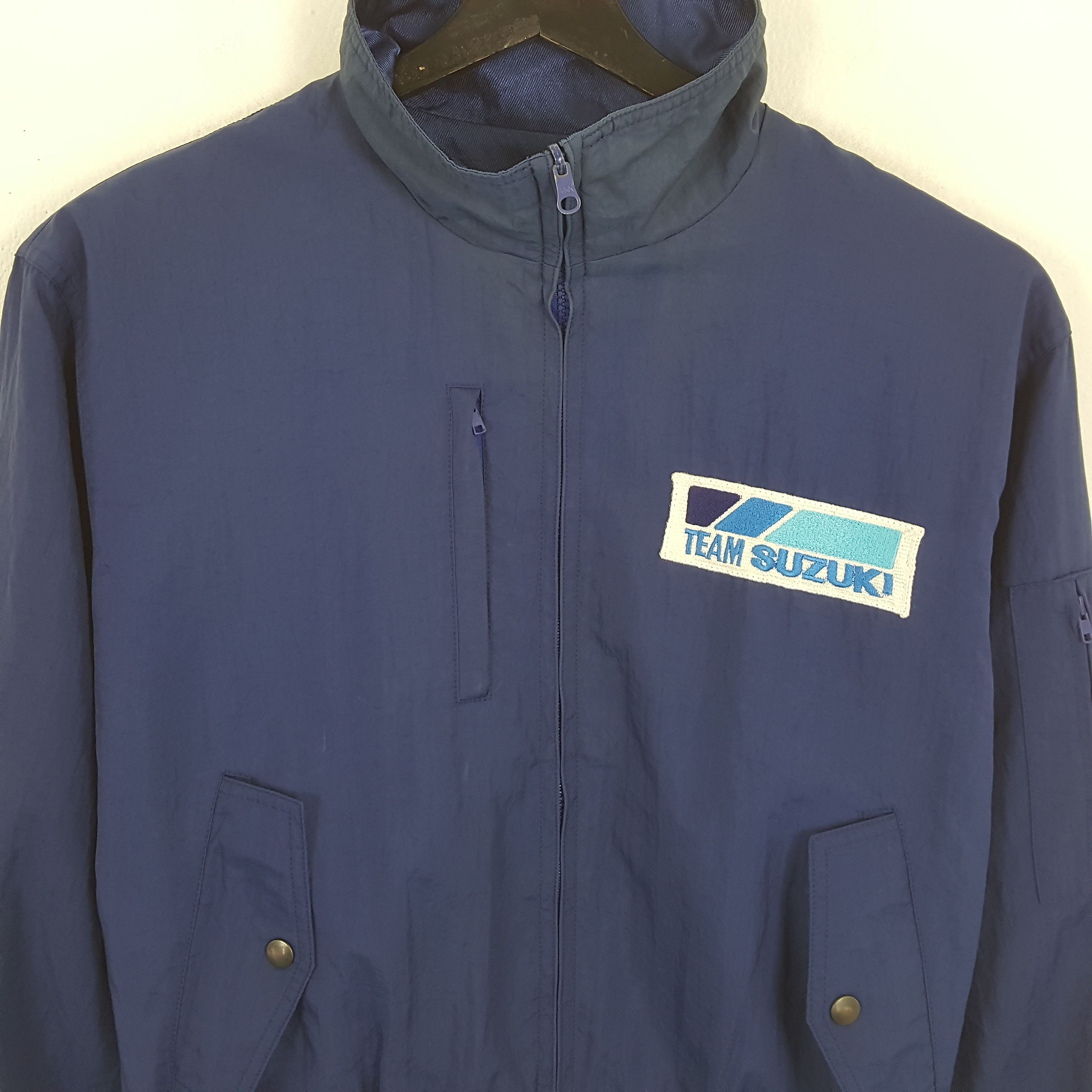 Japanese Brand × Vintage TEAM SUZUKI Japanese Motorsports Racing Style Jacket Size US XL / EU 56 / 4 - 6 Thumbnail