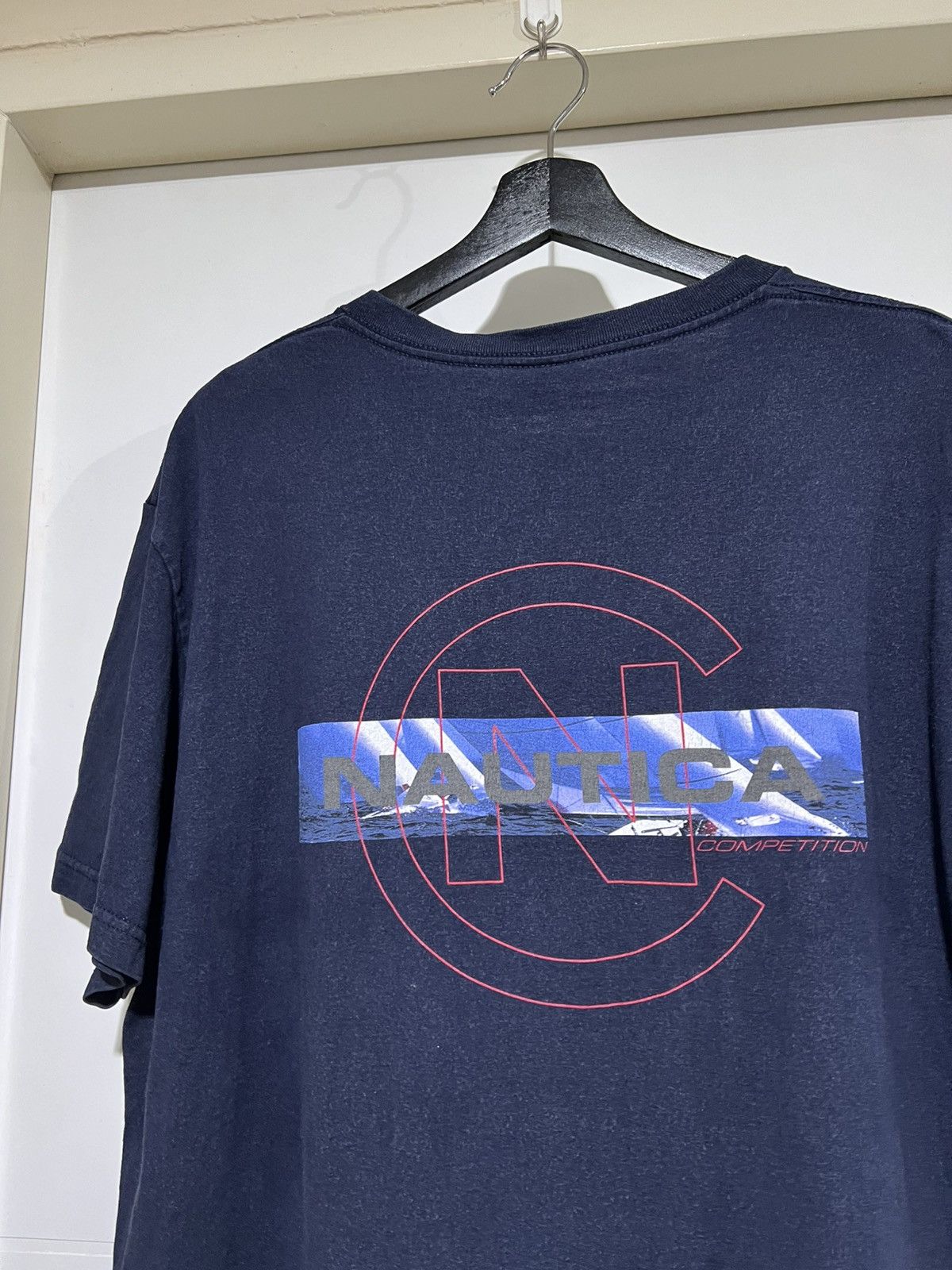 Nautica Faded Vintage Nautica Competition T-Shirt Size US L / EU 52-54 / 3 - 2 Thumbnail