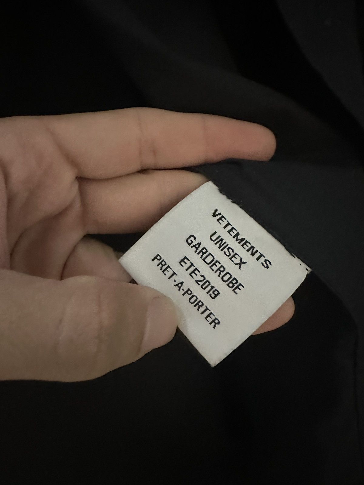 Vetements Vetements SS19 "GOD FORGIVE US" Ring Collar Shirt Size US S / EU 44-46 / 1 - 10 Thumbnail