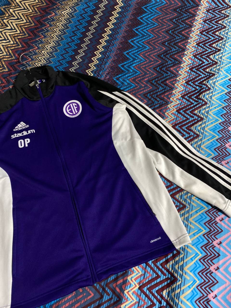 Adidas × Vintage Crazy Vintage Y2K Adidas Zip Up Sweatshirt FC Schalke Size US M / EU 48-50 / 2 - 14 Thumbnail