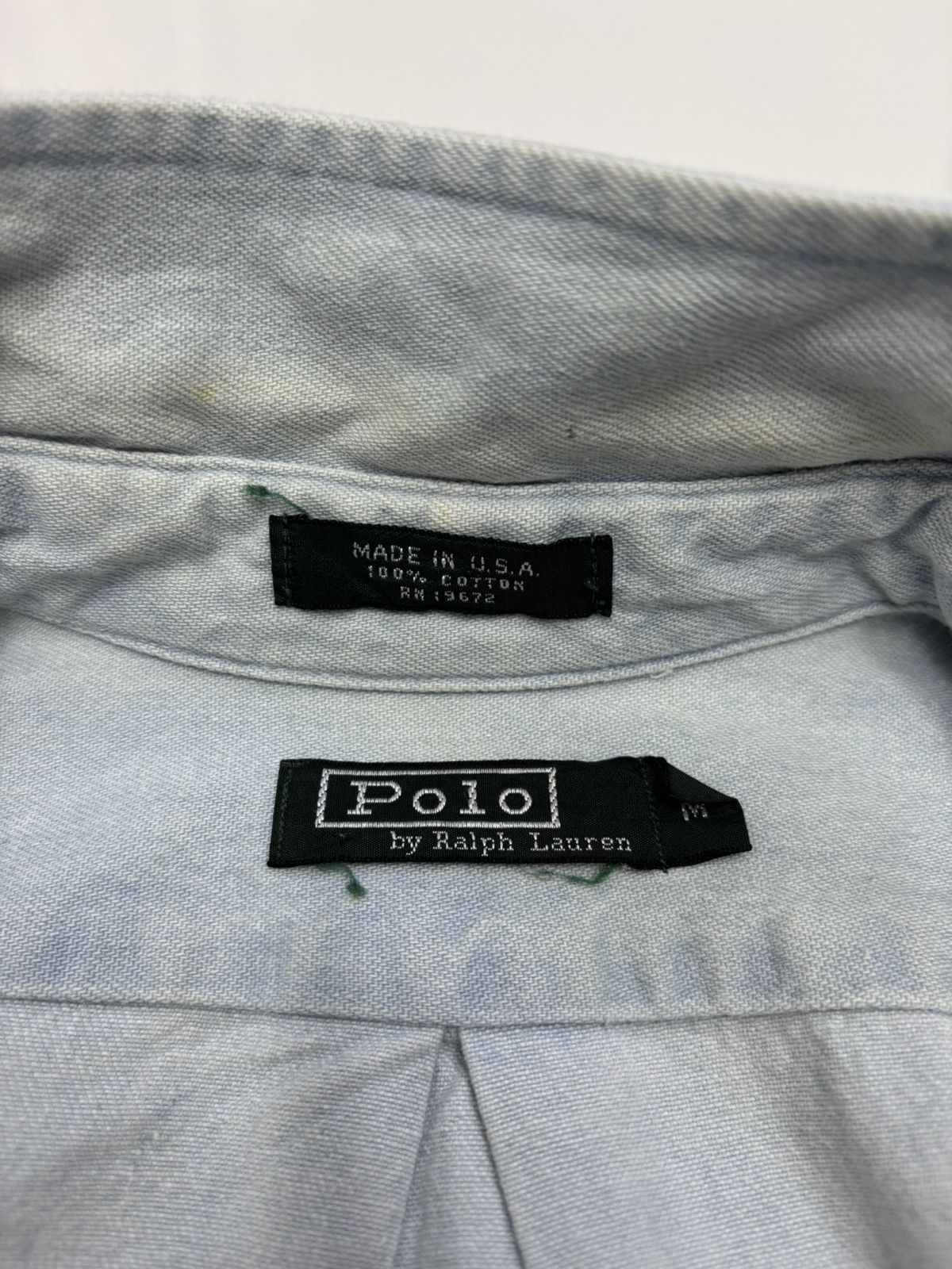 Polo Ralph Lauren Polo Ralph Lauren USA SunFaded Button Up Shirt Size M / US 6-8 / IT 42-44 - 11 Thumbnail