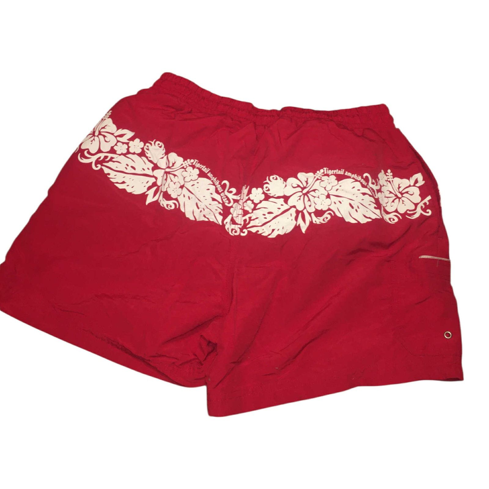 Other VTG Tigertail Swim Shorts Hawaiian Floral Lined Adjustable M Size US 30 / EU 46 - 5 Thumbnail