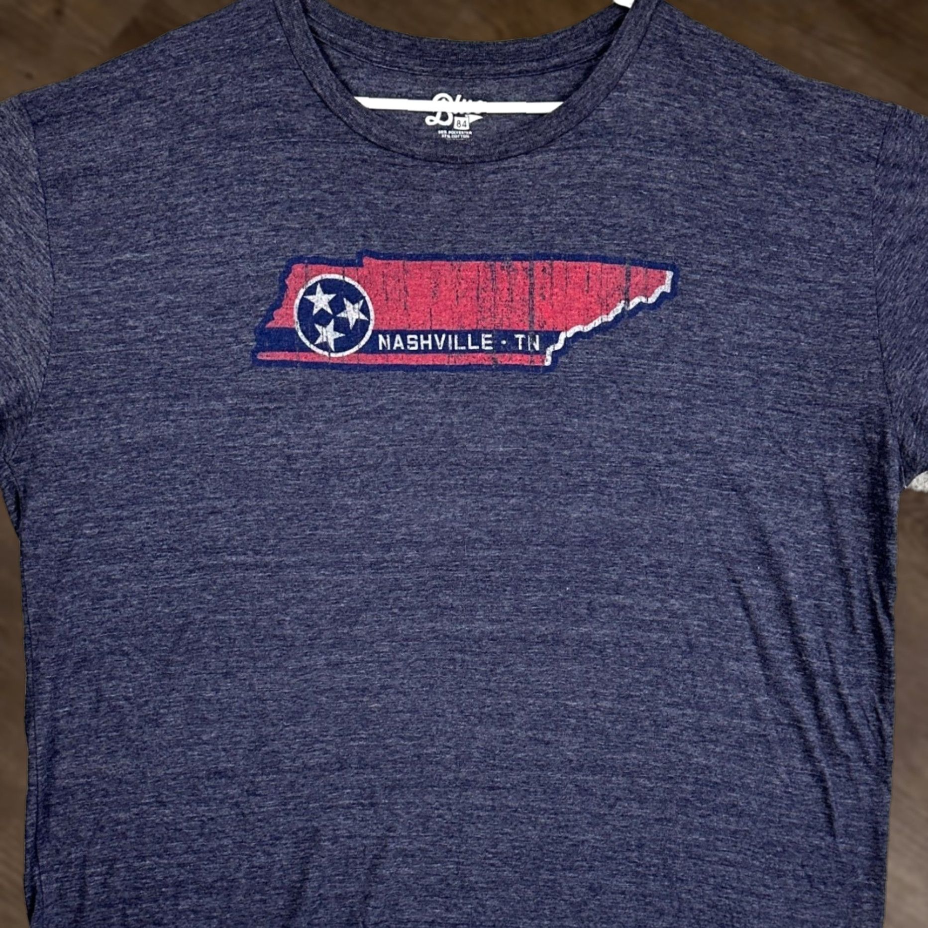 Vintage VINTAGE Blue84 T-Shirt Short Sleeve Tee Men 2XL Blue National Tennessee Graphic Crewneck Size US XXL / EU 58 / 5 - 1 Thumbnail