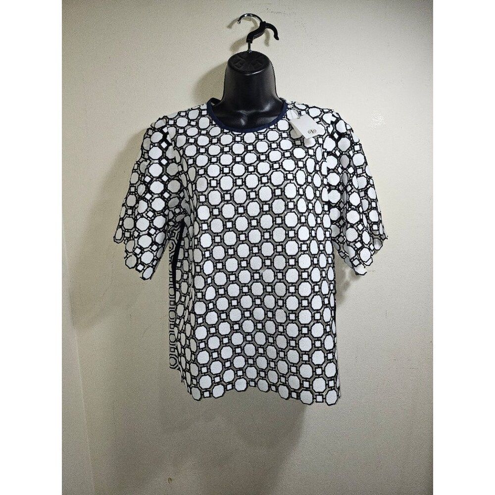 Tory Burch NWT Tory Burch Gloria Geometric Top 6 Medium Size M / US 6-8 / IT 42-44 - 2 Thumbnail