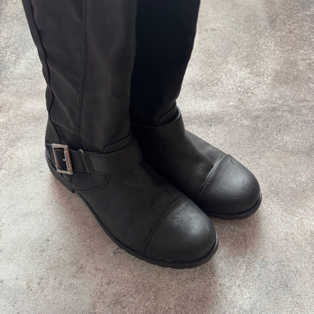 Hysteric Glamour Avant Garde Vintage Buckle Details Leather Boots Size US 8 / IT 38 - 11 Thumbnail