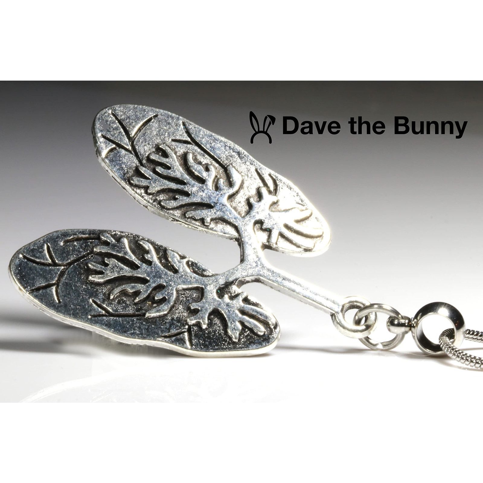 & Other Stories Lung Jewelry - Breathe with Breathe Charm on Lung Necklace Size ONE SIZE - 5 Thumbnail