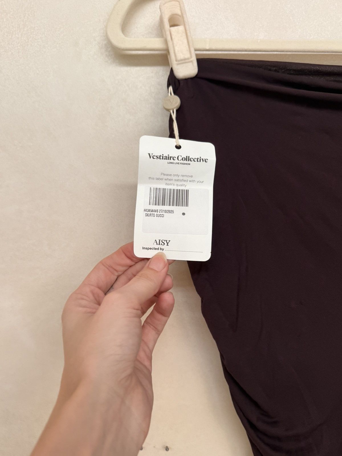 Gucci Gucci tom ford mid length skirt eggplant purple Size 26" / US 2 / IT 38 - 6 Thumbnail