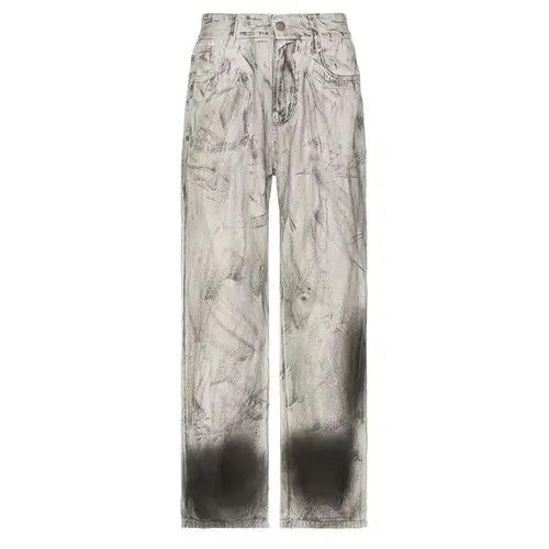 VIBE Vintage jet black tie dye washed dirty jeans Size US 30 / EU 46 - 1 Thumbnail