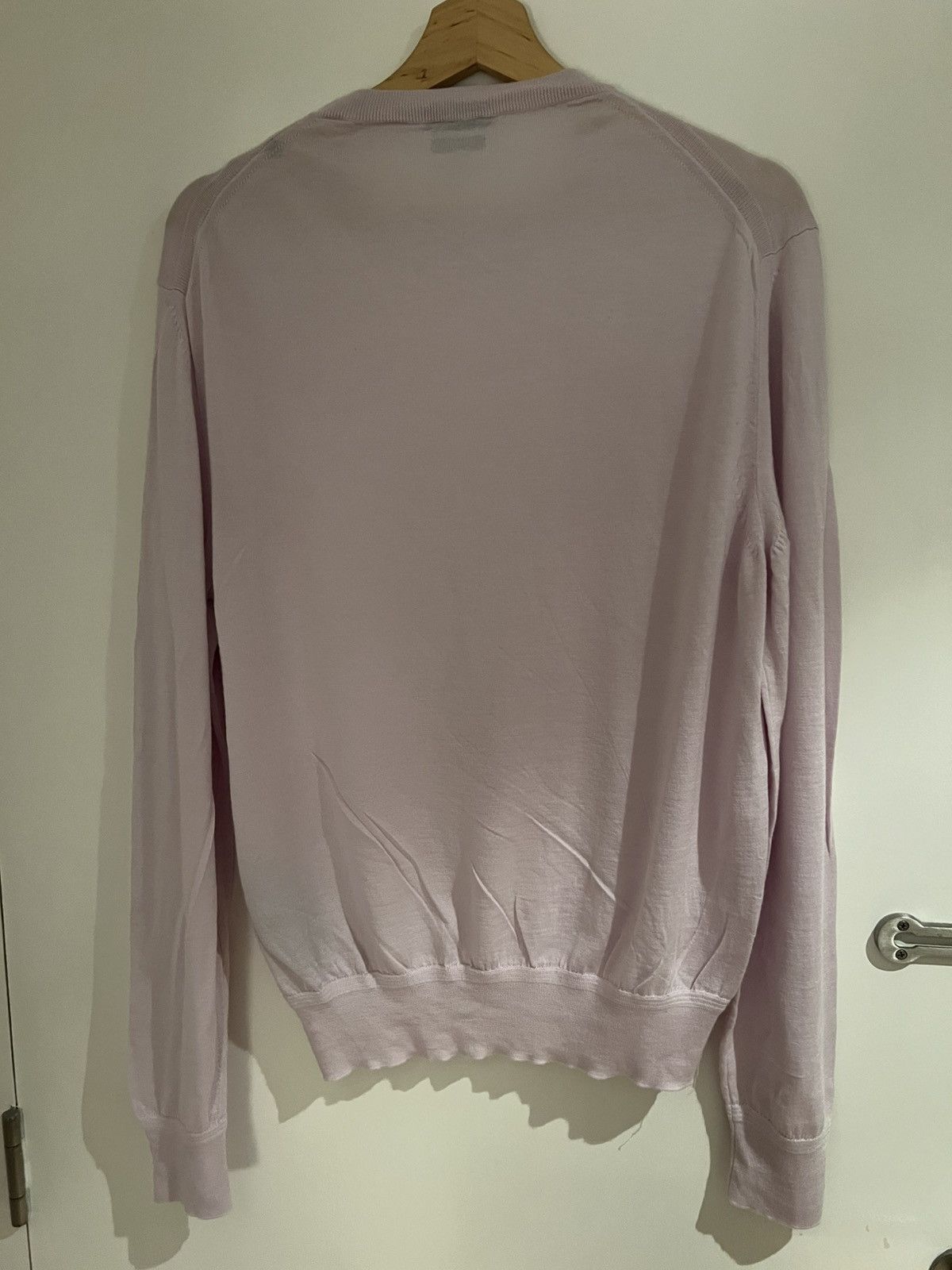 Tom Ford TOM FORD fine-knit 52 Italy 70% Cashmere 30% Silk Pink Size US L / EU 52-54 / 3 - 3 Thumbnail