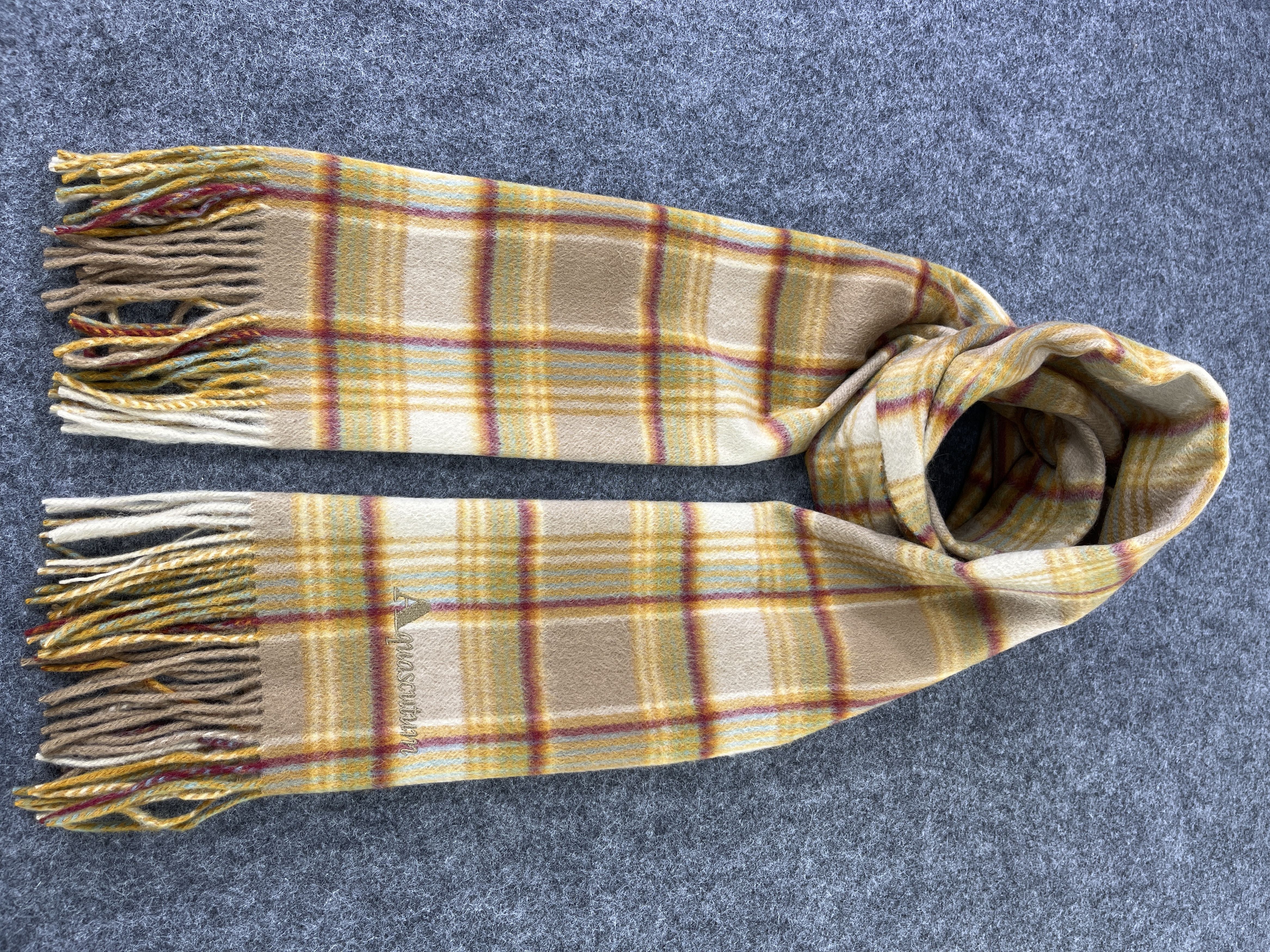 Aquascutum × Vintage Aquascutum Scarf / Muffler / Neckwear T132 Size ONE SIZE - 1 Thumbnail