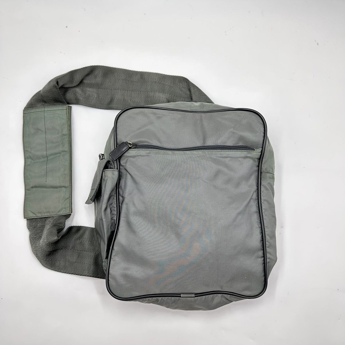 image of Prada Vintage Chest Rig/bag in Grey, Men's