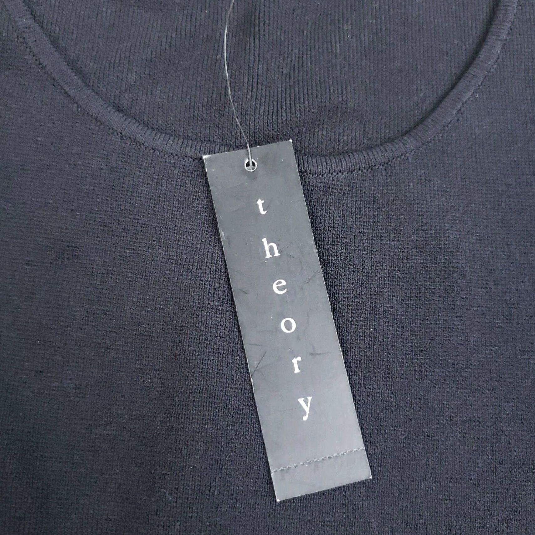 Theory Theory Dress Women M Black Fit & Flare Sleeveless VENTURA Stretch Size M / US 6-8 / IT 42-44 - 7 Thumbnail