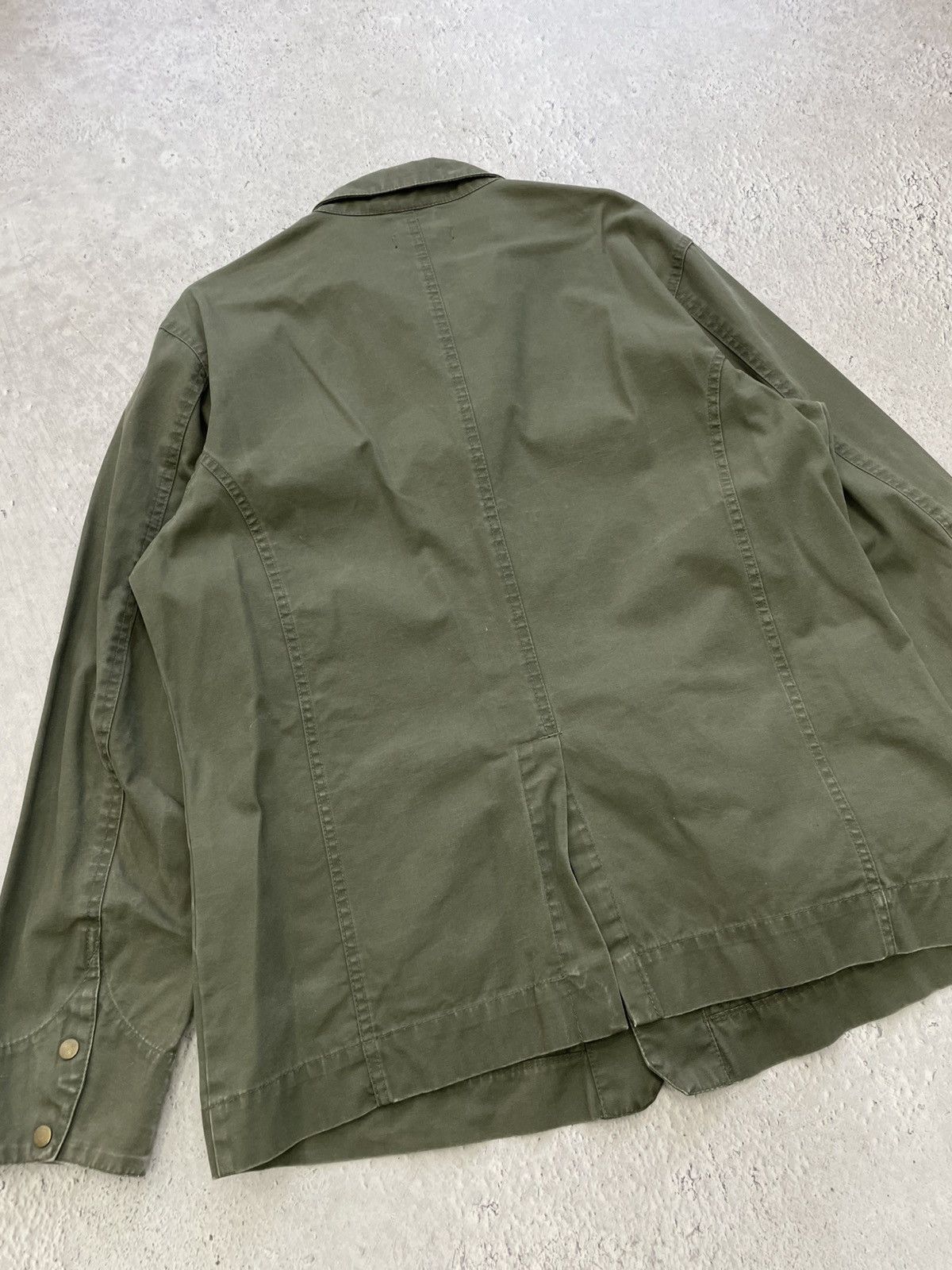 Diesel Rare canvas military jacket Diesel hype y2k japanese jacket Size US XL / EU 56 / 4 - 10 Thumbnail
