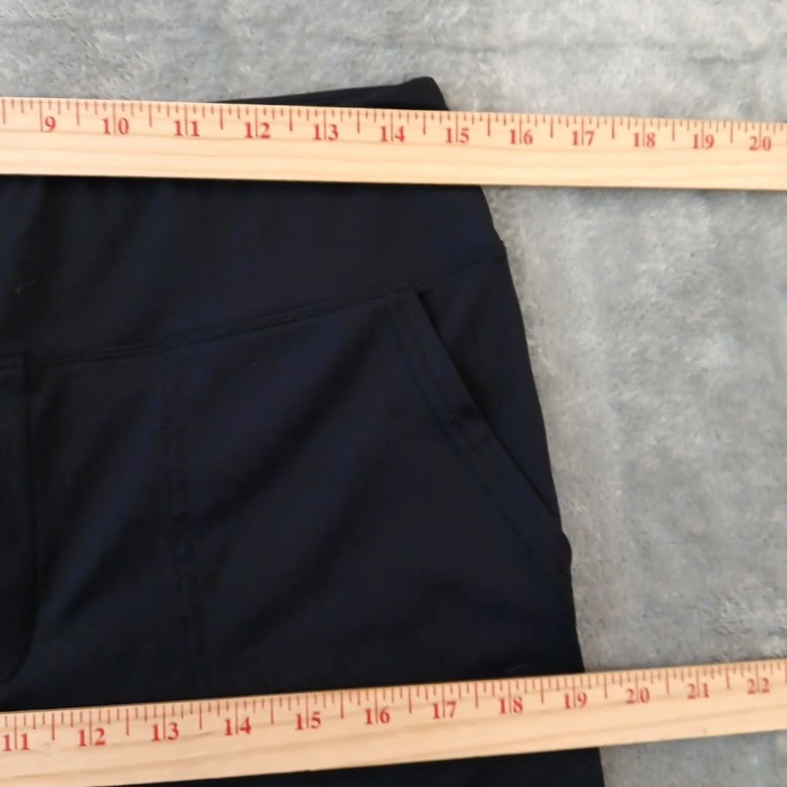 Vintage G4Free Ankle Pants Womens L Black Wide-Leg Pull On Pockets 30x31 High Rise Size 36" / US 14 / IT 50 - 3 Thumbnail
