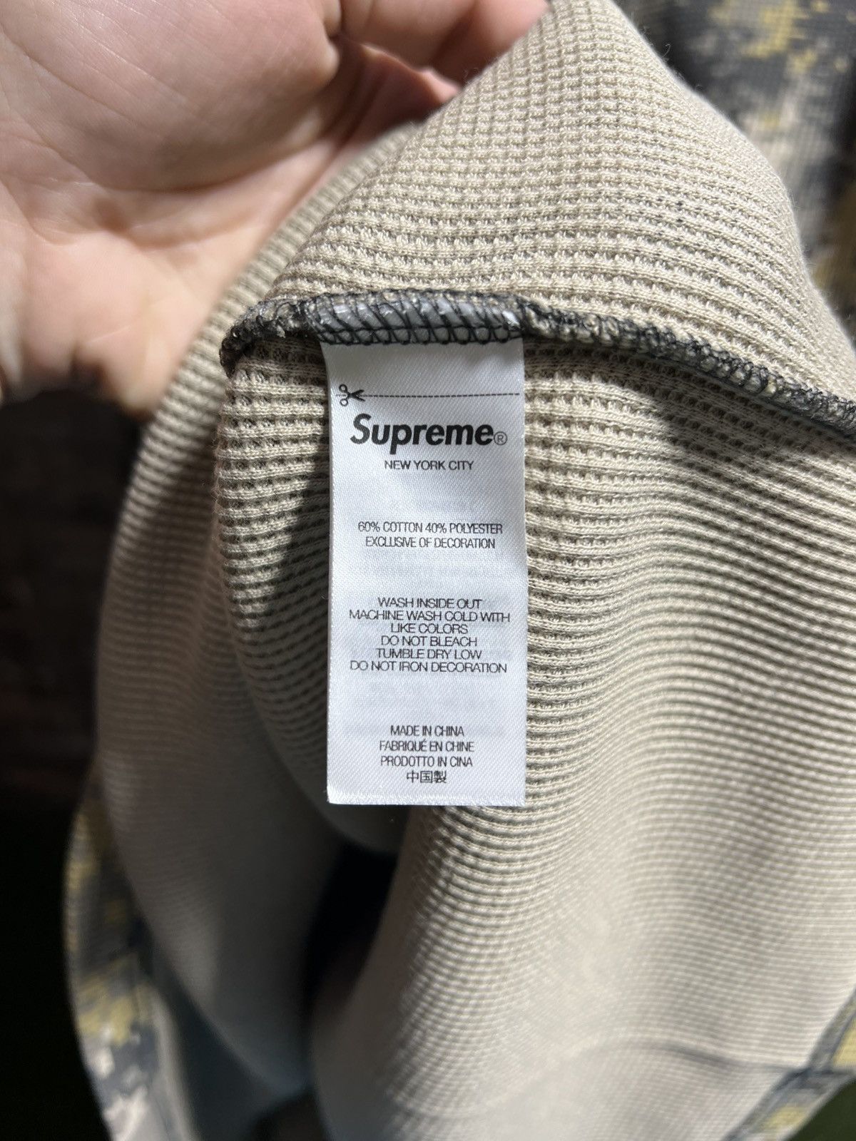 Dickies × Supreme Supreme Dickies Camo Thermal Size US L / EU 52-54 / 3 - 5 Thumbnail