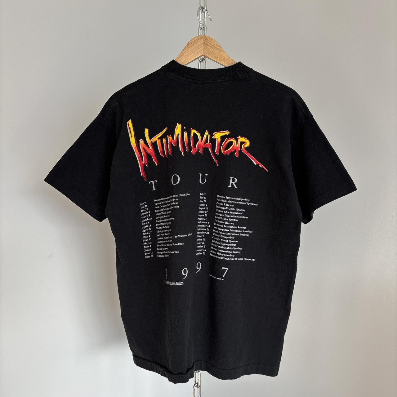 Fruit Of The Loom Vintage 90s NASCAR Shirt Winston Cup Dale Earnhardt Size XL Size US XL / EU 56 / 4 - 6 Thumbnail