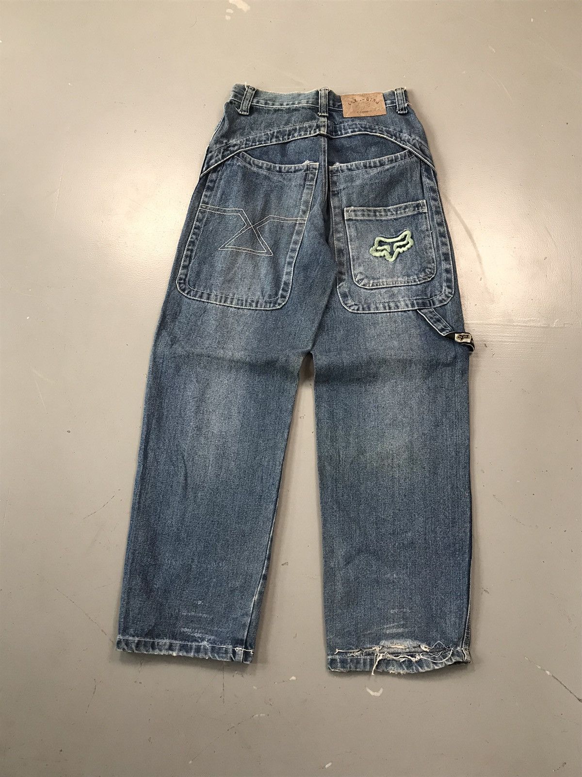 Fox Racing × Vintage Rare vintage fox racing embroidered denim Size US 28 / EU 44 - 6 Thumbnail
