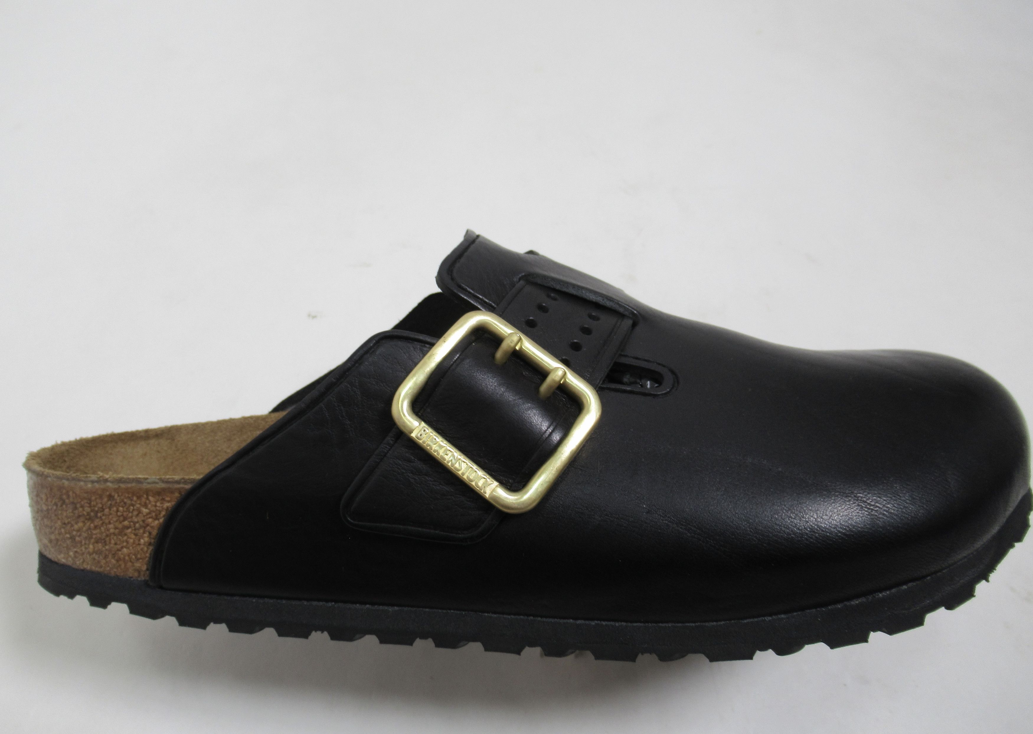 Birkenstock Men's Boston Bold Leather Black 13 Shoes