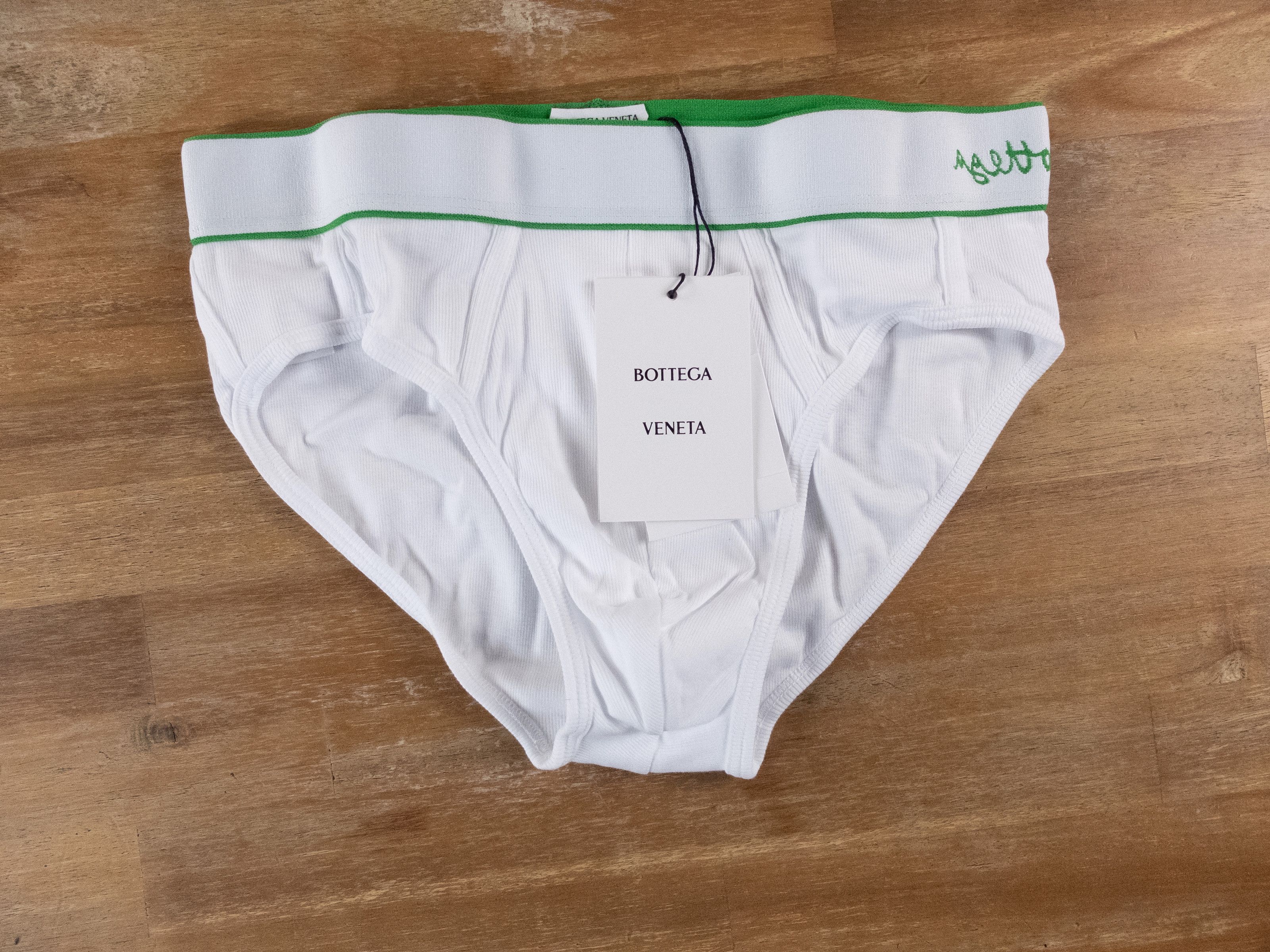 Bottega Veneta BOTTEGA VENETA 3 pack white cotton briefs Medium underwear Size 32 - 4 Thumbnail
