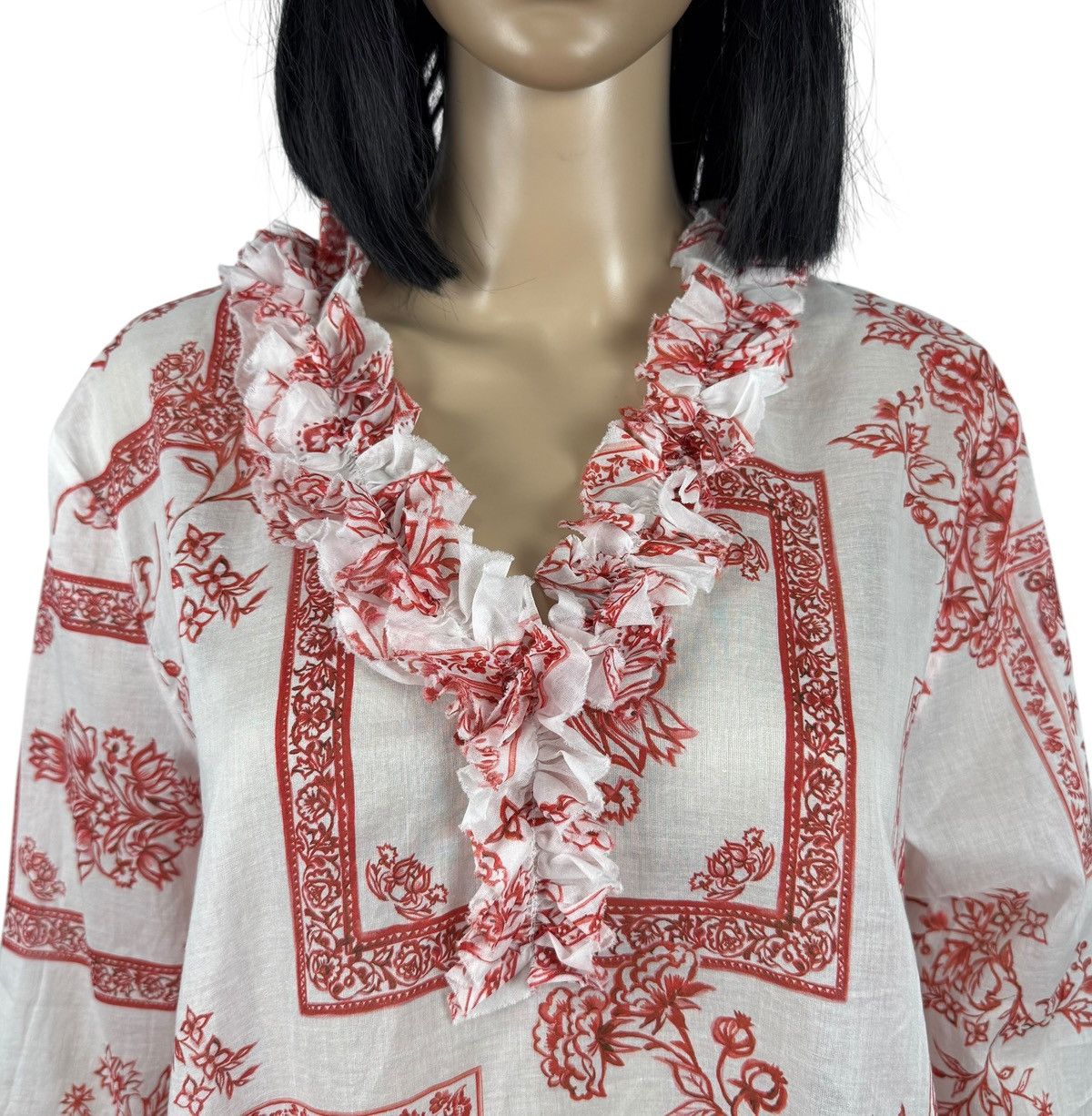 Other Semicouture Printed Floral Blouse Cotton size 44 Size M / US 6-8 / IT 42-44 - 3 Thumbnail