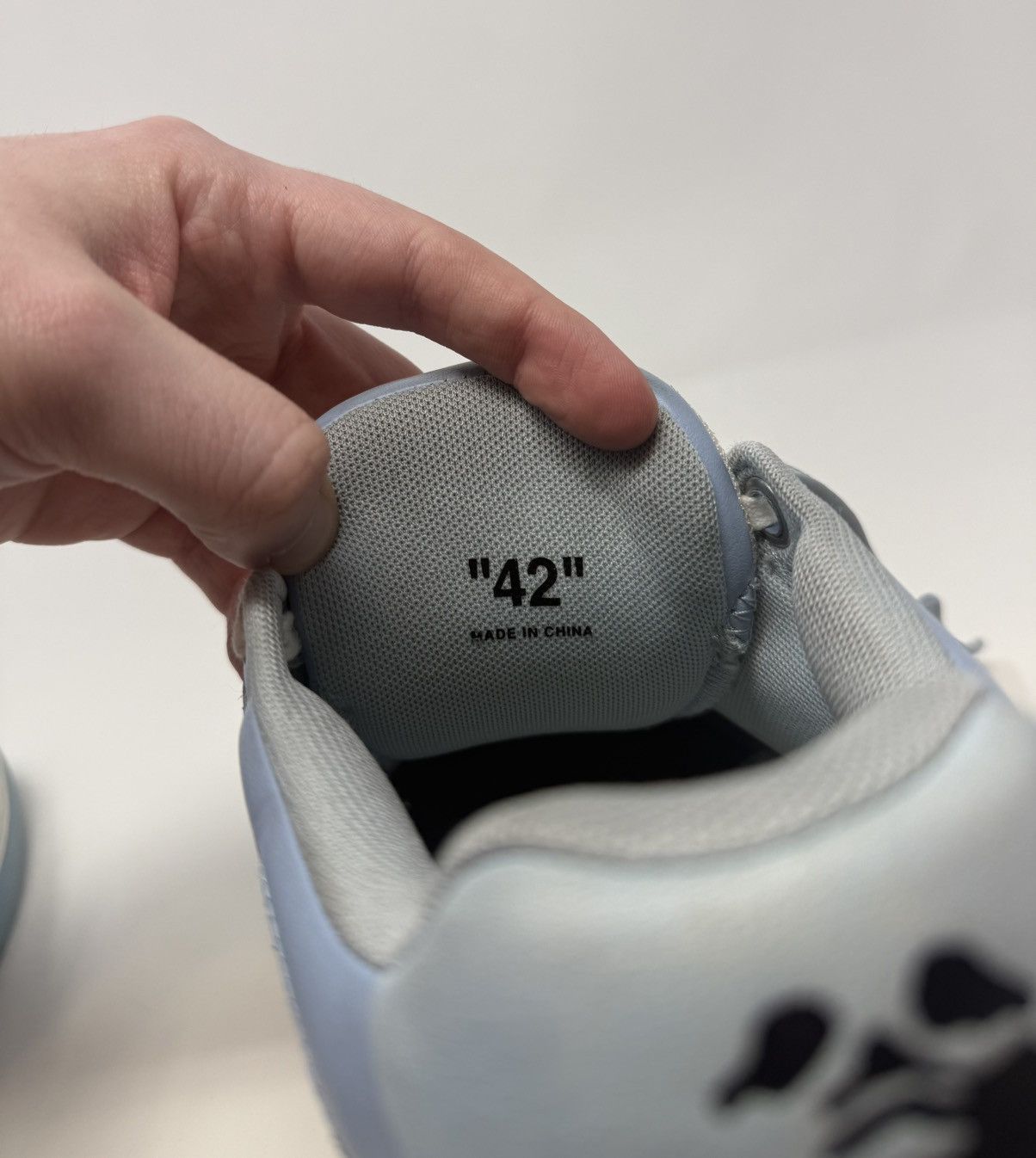 Off-White Off-White Out of Office Sneaker Light Blue Size US 9 / EU 42 - 7 Thumbnail