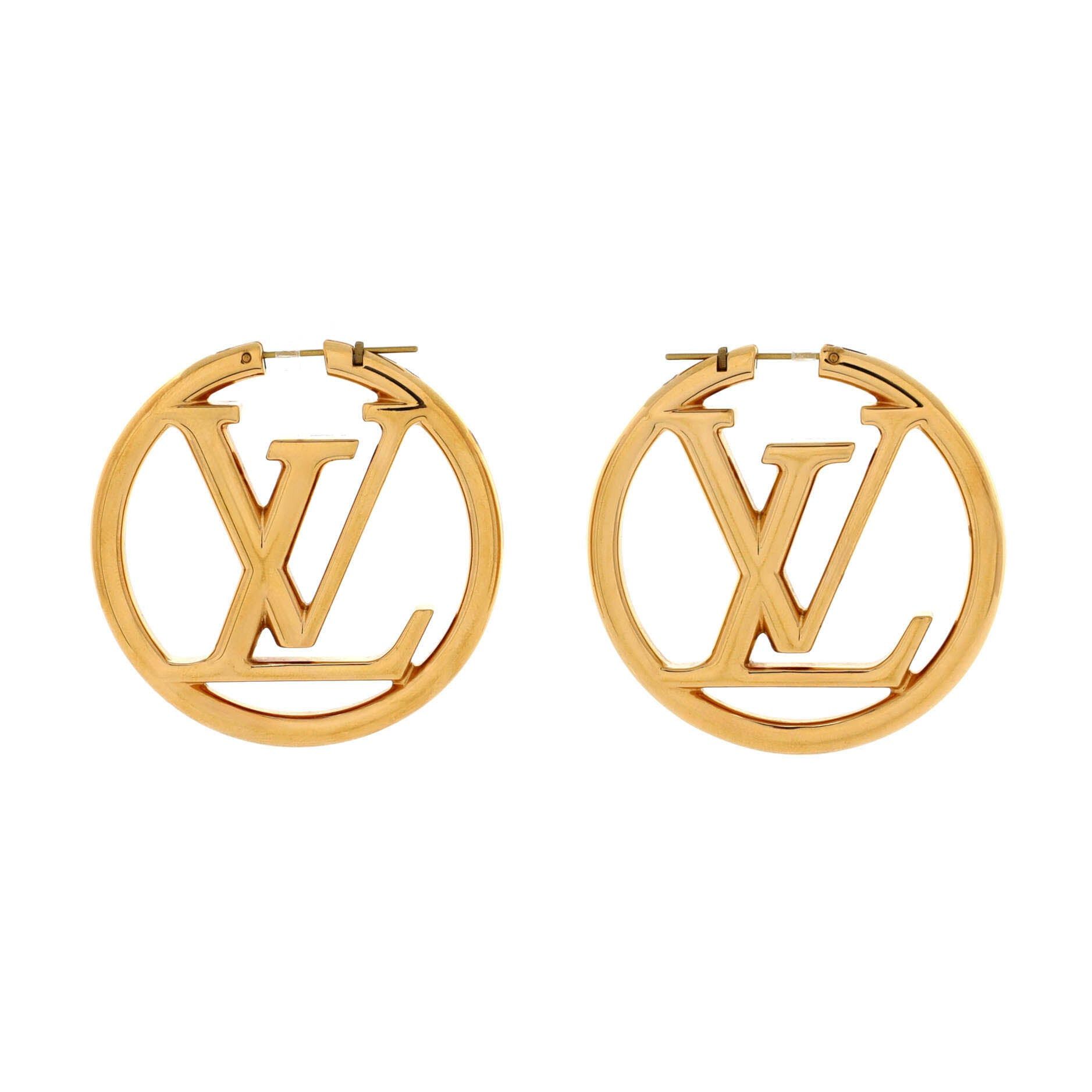 Louis Vuitton Louise Hoop Earrings Size ONE SIZE - 1 Thumbnail