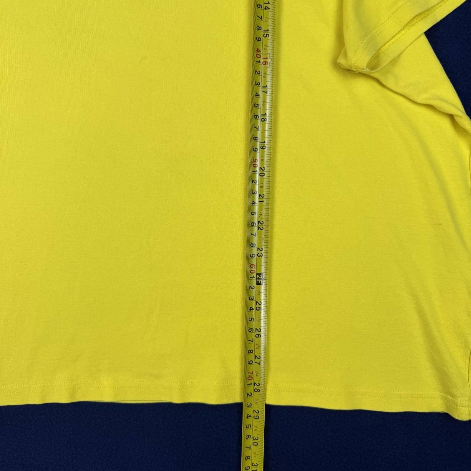 Les Benjamins Les Benjamins Yellow Graphic T Shirt Clean Your Soul Sz XXL Size US XXL / EU 58 / 5 - 5 Thumbnail