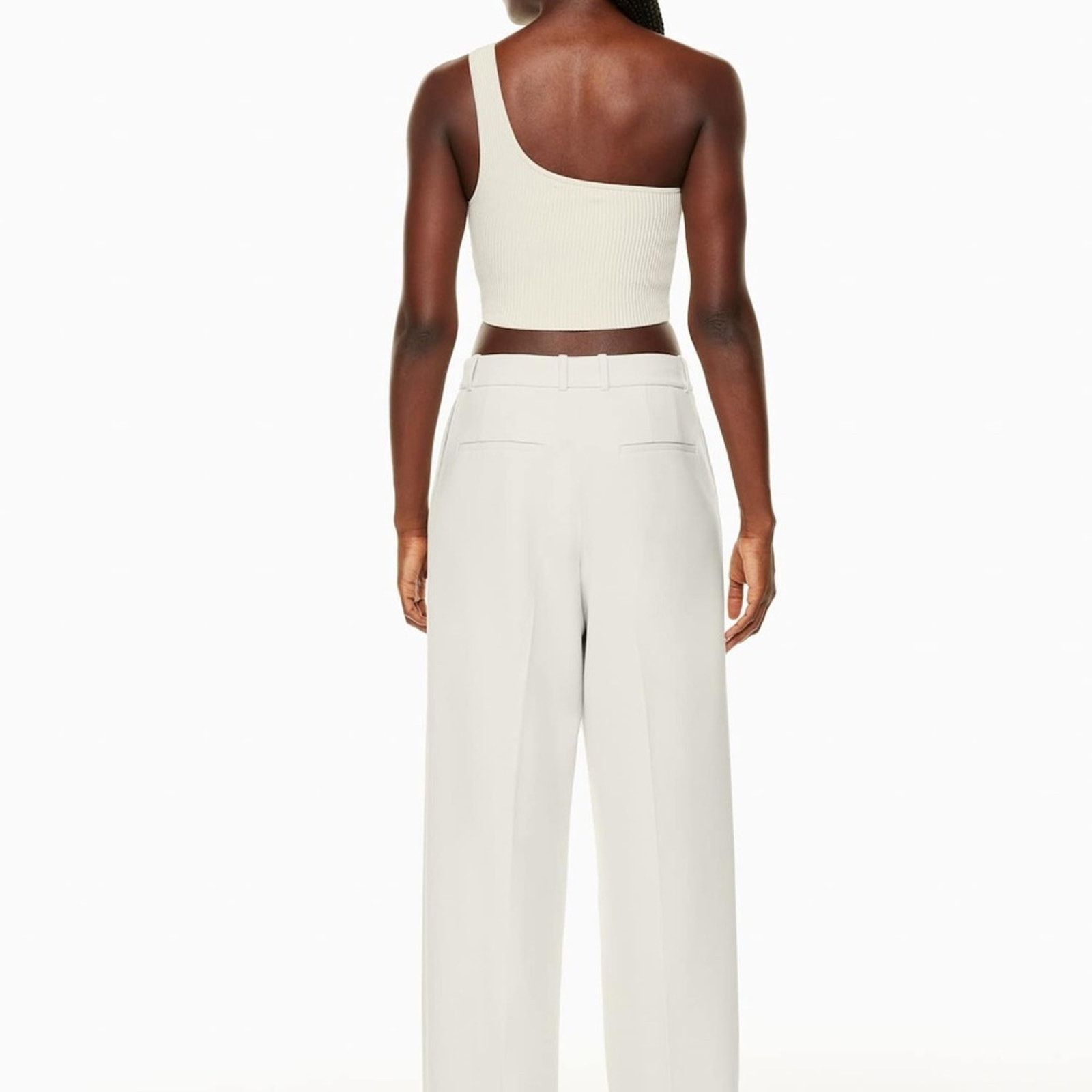 Aritzia Babaton Aritzia NWT SculptKnit OneShoulder CropTank Womens S Size S / US 4 / IT 40 - 4 Thumbnail