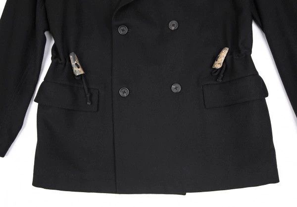 Y's for Men Y's For Men 1996ss Horn Button Wool Coat Size US M / EU 48-50 / 2 - 4 Thumbnail