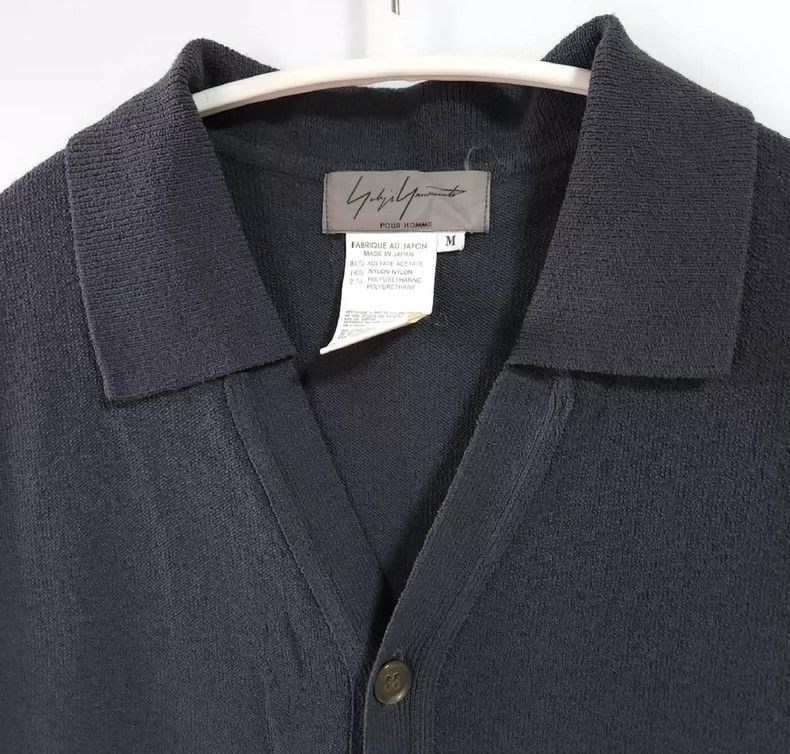 Yohji Yamamoto Yohji Yamamoto 1997 SS Knit Short Sleeve Shirt Size US M / EU 48-50 / 2 - 3 Thumbnail