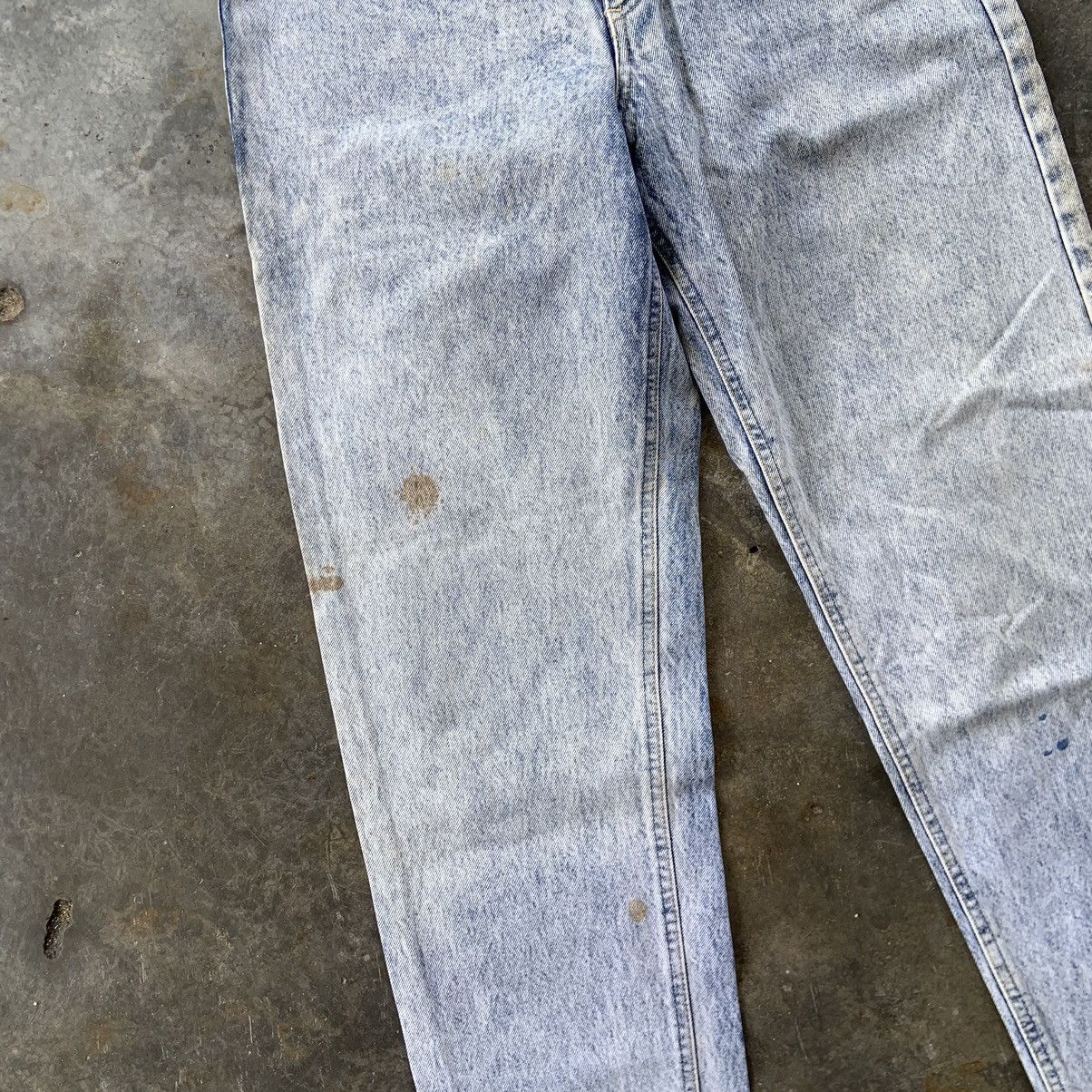 Lee × Vintage W30'' Vintage Lee Denim Acid Wash Style Blue Pants Size US 30 / EU 46 - 5 Thumbnail