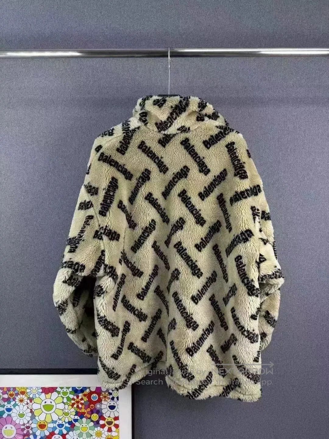 Balenciaga Balenciaga Beige Teddy Bear Coat. Size US XS / EU 42 / 0 - 2 Thumbnail