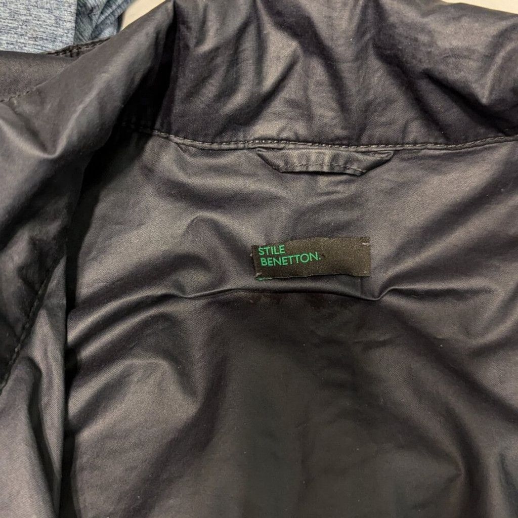 Benetton Men's Stile Benetton Jacket, L, Dark Blue Size L / US 10 / IT 46 - 9 Thumbnail