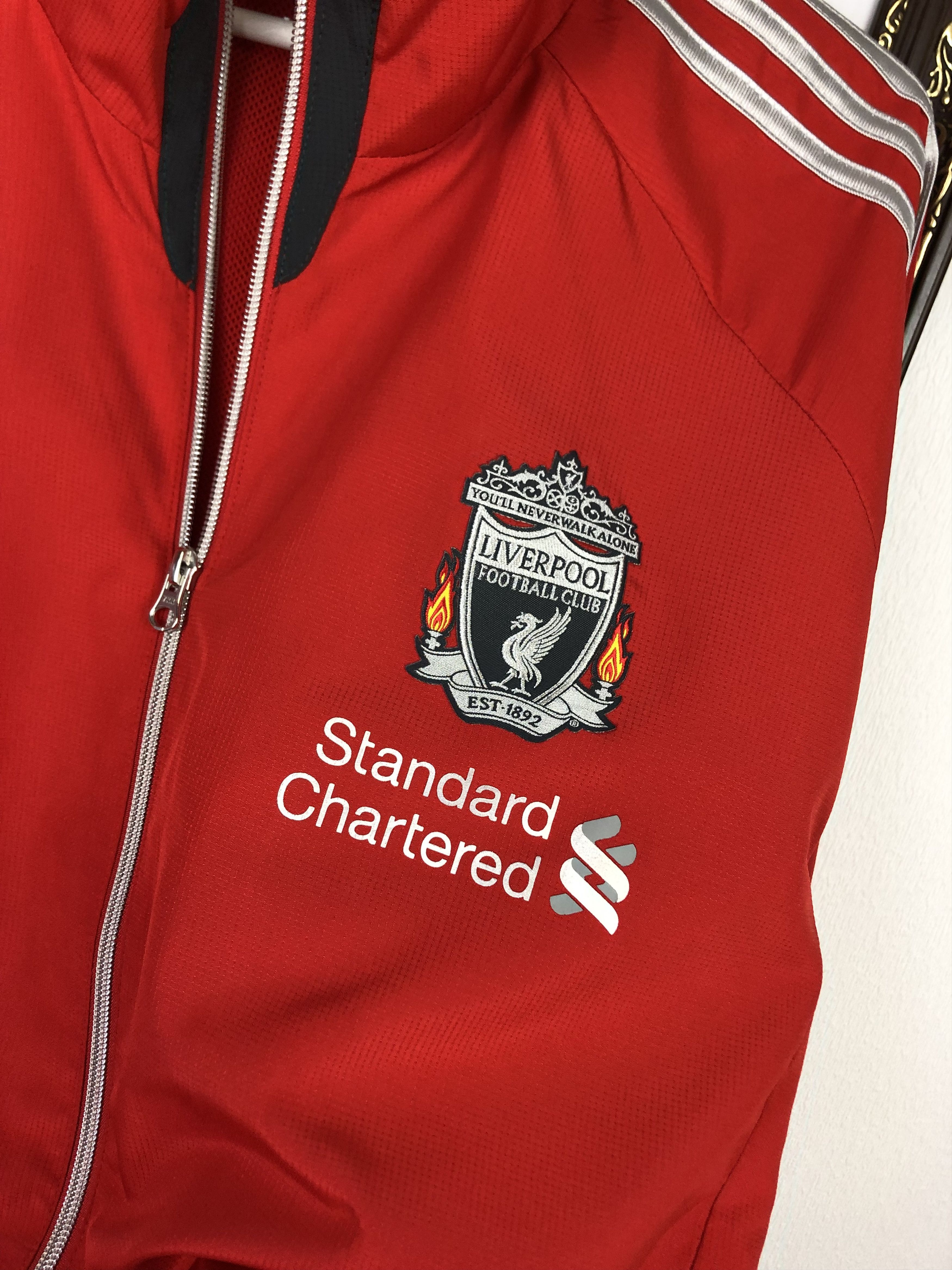 Adidas Vintage Adidas Liverpool Football Jacket Soccer Track Top Size US XL / EU 56 / 4 - 3 Thumbnail